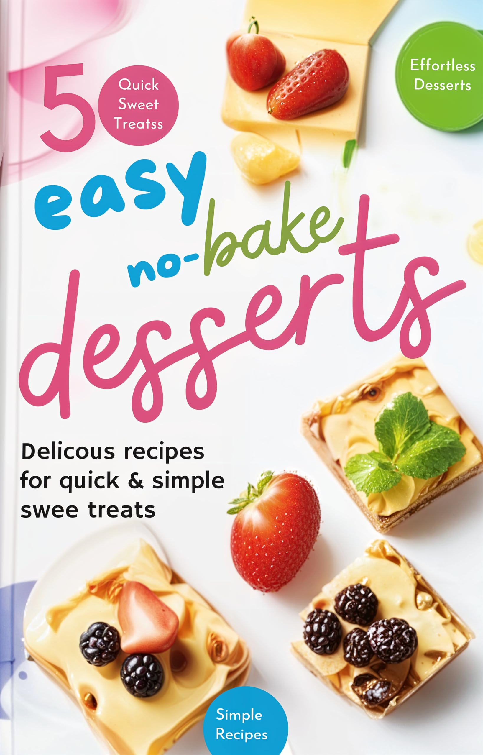 50 Easy No-Bake Dessert Recipes: Quick & Delicious Sweet Treats for Busy Bakers - Perfect for Parties, Potlucks & Family Gatherings - Indulgent Homemade Cookies, Cakes & Pies Without Oven