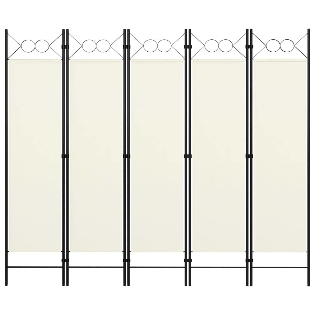 5-Panel Folding Room Divider Screen - 78.7