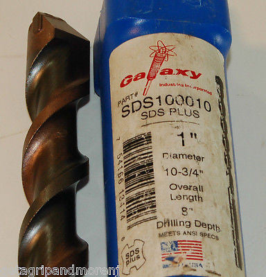 SDS100010 1 x 10 3/4 Inch Drill Bit for Concrete & Masonry - Perfect for Home Renovation & Construction Projects
