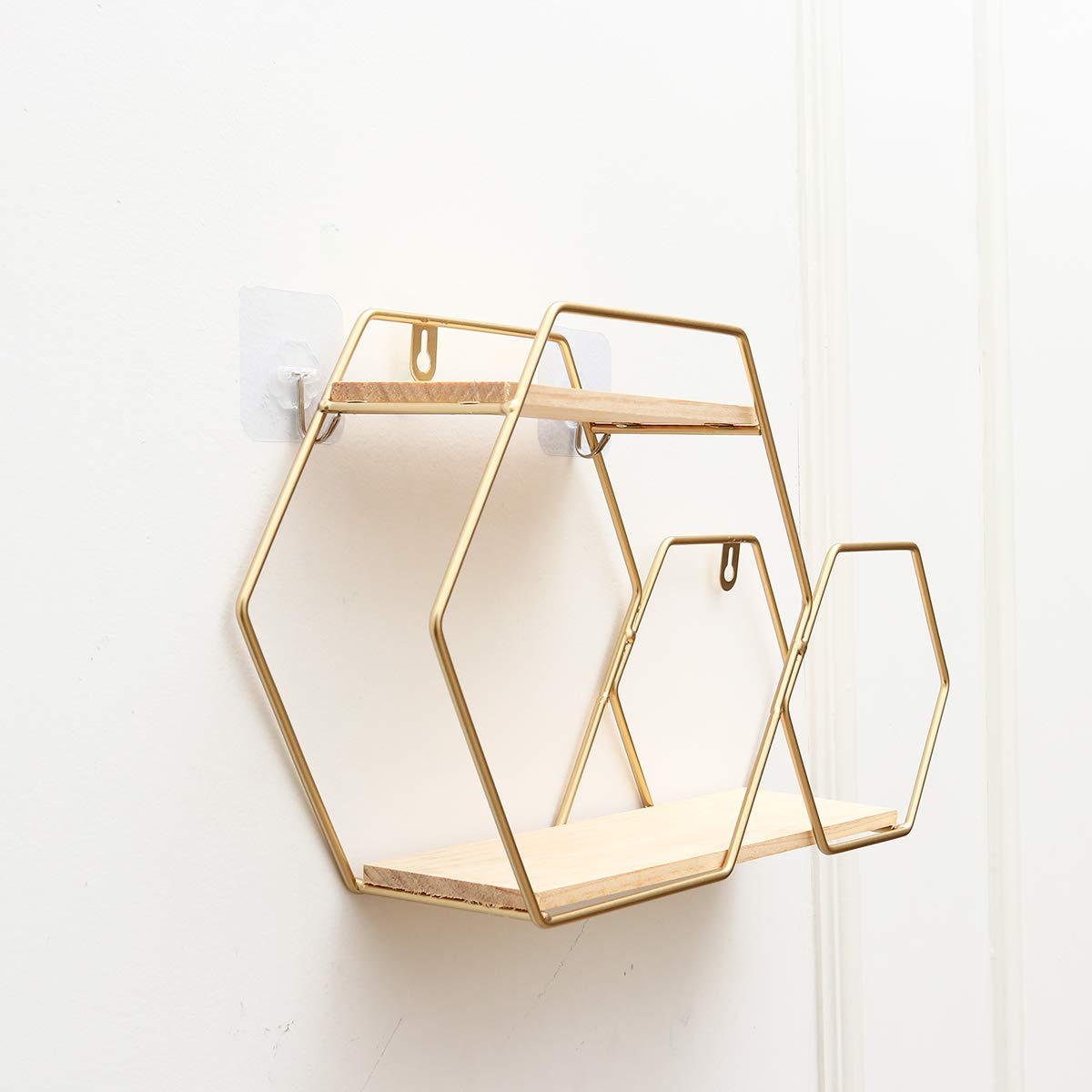 Wall Mounted Storage Shelf - Cabilock Hanging Organizer Rack for Home & Office Decor | Perfect for Bathroom, Kitchen, Bedroom & Living Room Organization