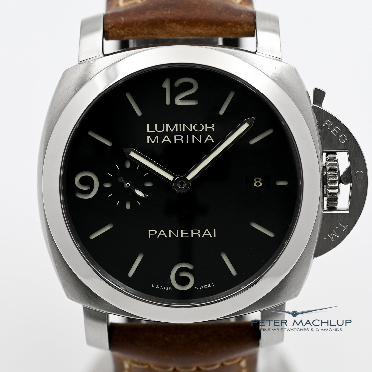 Panerai Luminor 44mm 1950 Marina Automatic Men's Watch - Luxury Dive Watch for Water Sports & Formal Occasions
