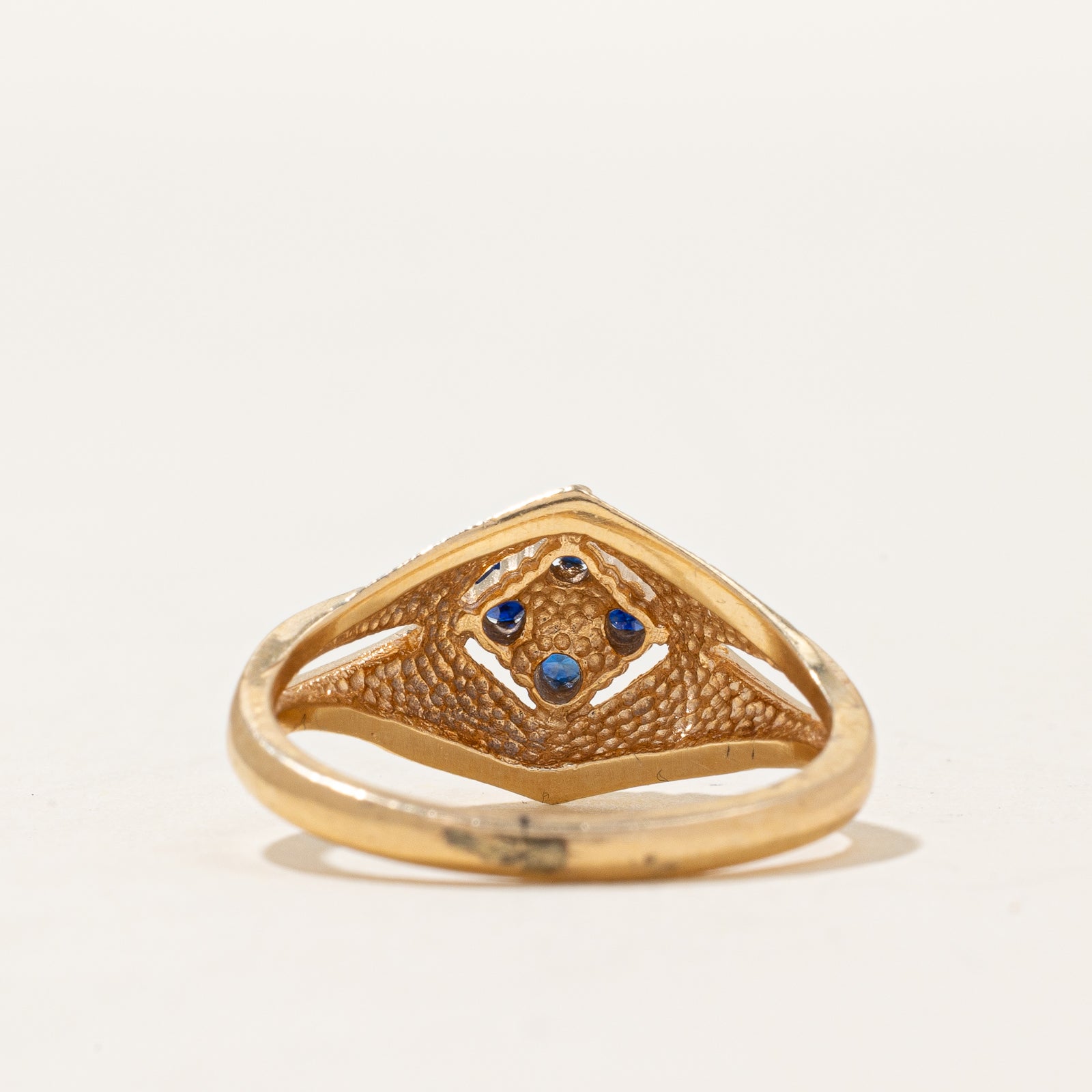 Blue Sapphire Ring 0.14ctw Size 5.5 - Elegant Sterling Silver Jewelry for Women, Perfect for Engagement, Anniversary & Special Occasions
