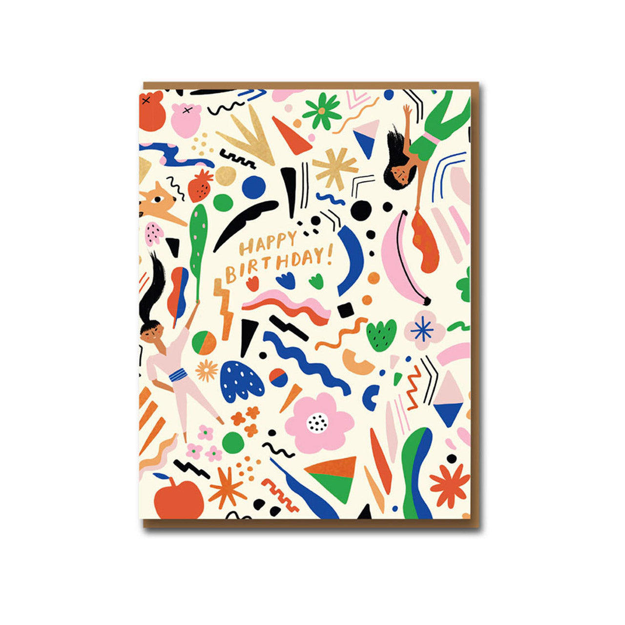 Omatsuri Japanese Festival Girls Greeting Card - Cute Kawaii Anime Style Birthday & Thank You Card - Perfect for Birthdays, Holidays & Special Occasions