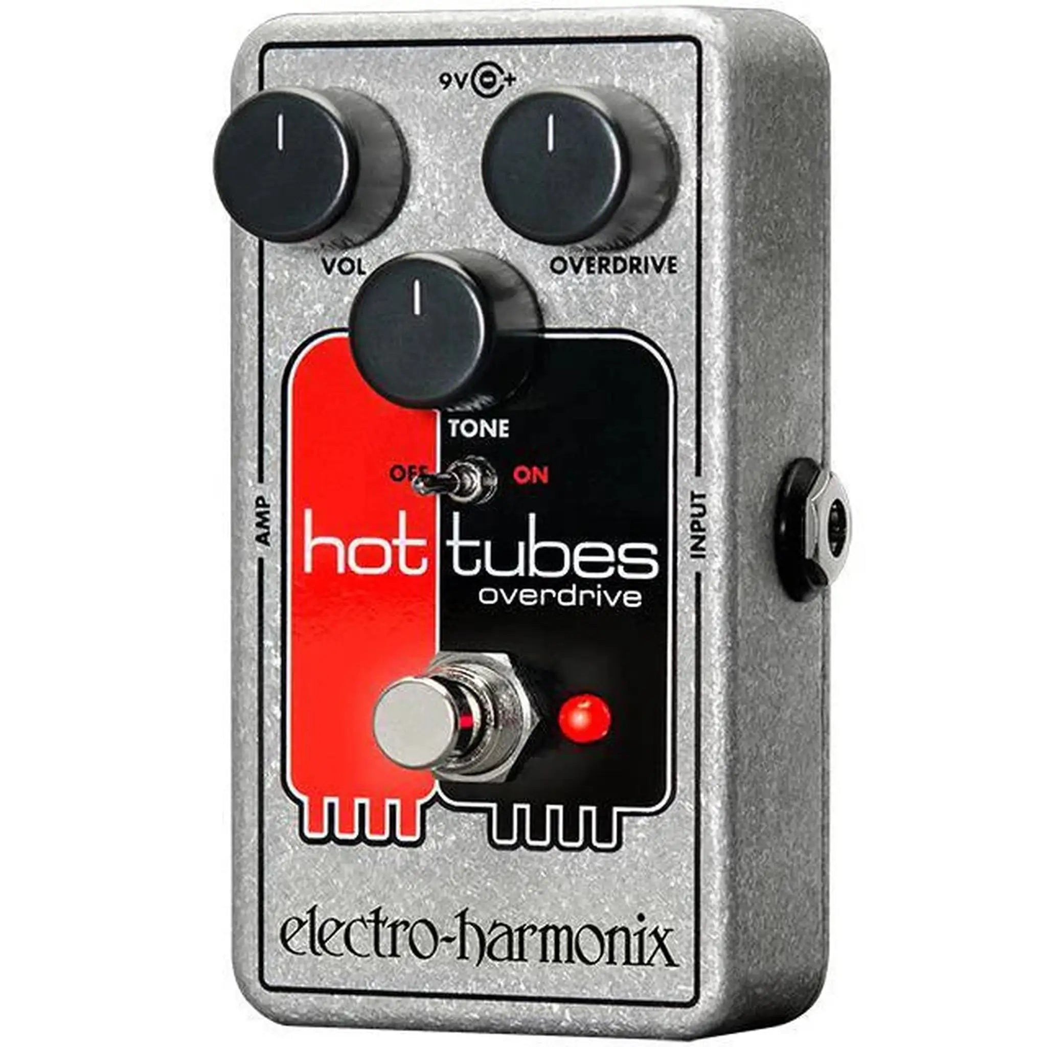 Electro Harmonix Hot Tubes Nano Overdrive Guitar Effects Pedal - Vintage Tube Sound for Blues, Rock & Metal - Perfect for Stage & Studio Use