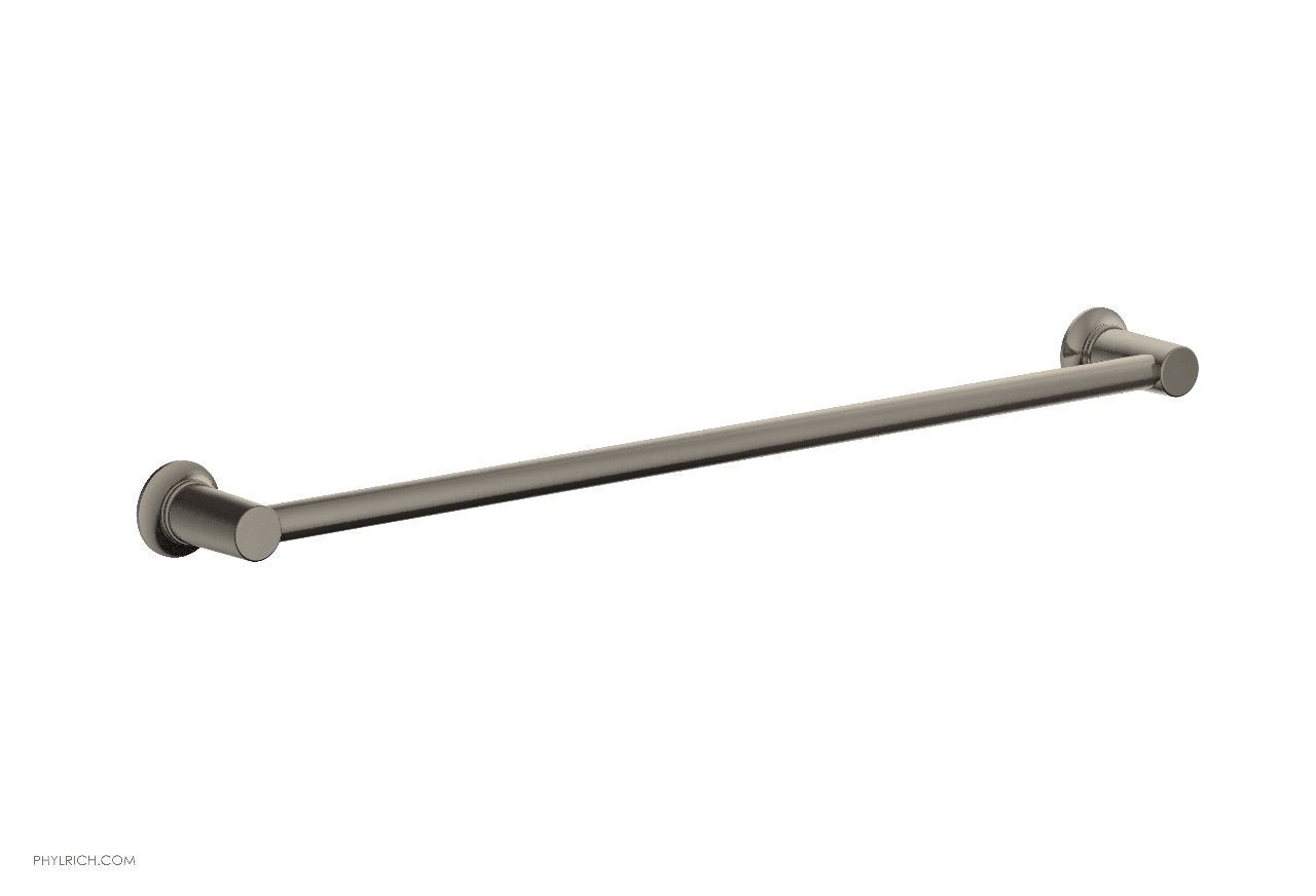 HEX MODERN 24-Inch Towel Bar 501 71 - Brushed Nickel Bathroom Towel Rack for Hand & Bath Towels - Perfect for Bathroom, Spa, and Guest Room Decor