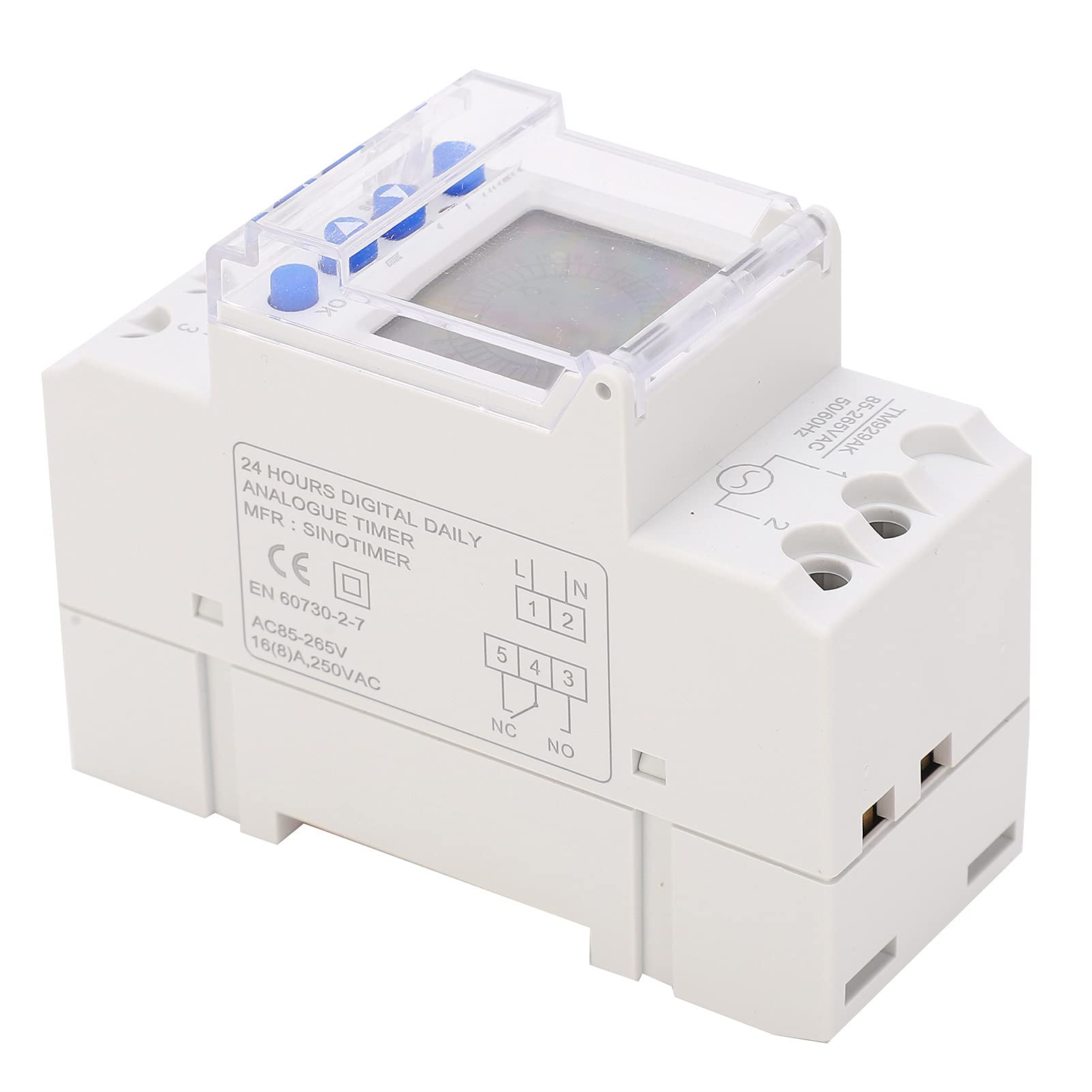 Digital Timer Switch with LCD Backlight (1min-168h) - Programmable Time Relay for Home Automation | Perfect for Lights, Appliances & Energy Saving