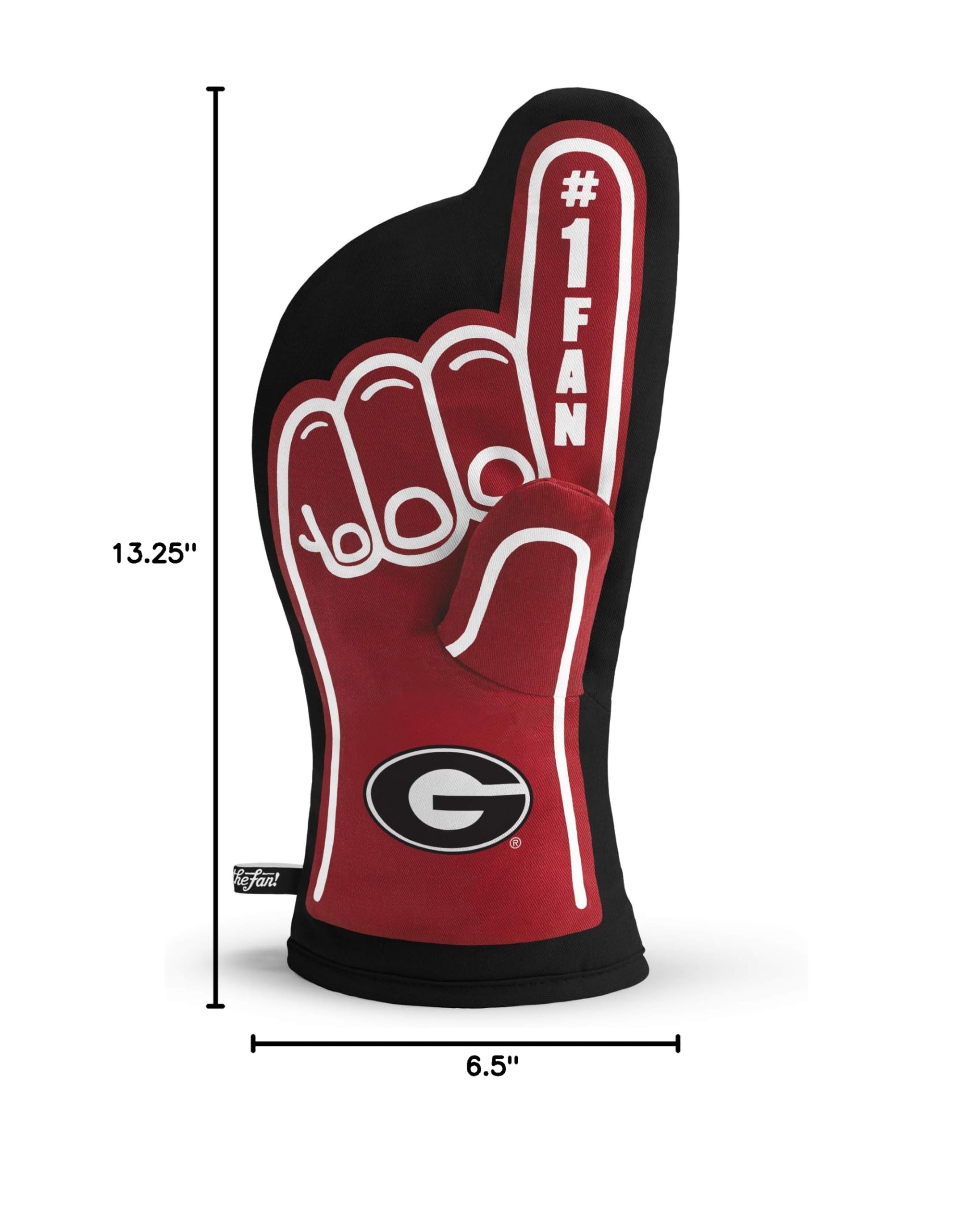YouTheFan NCAA #1 Oven Mitt - Heat Resistant Kitchen Glove for Baking, Grilling & Cooking - Perfect for College Sports Fans & Home Chefs