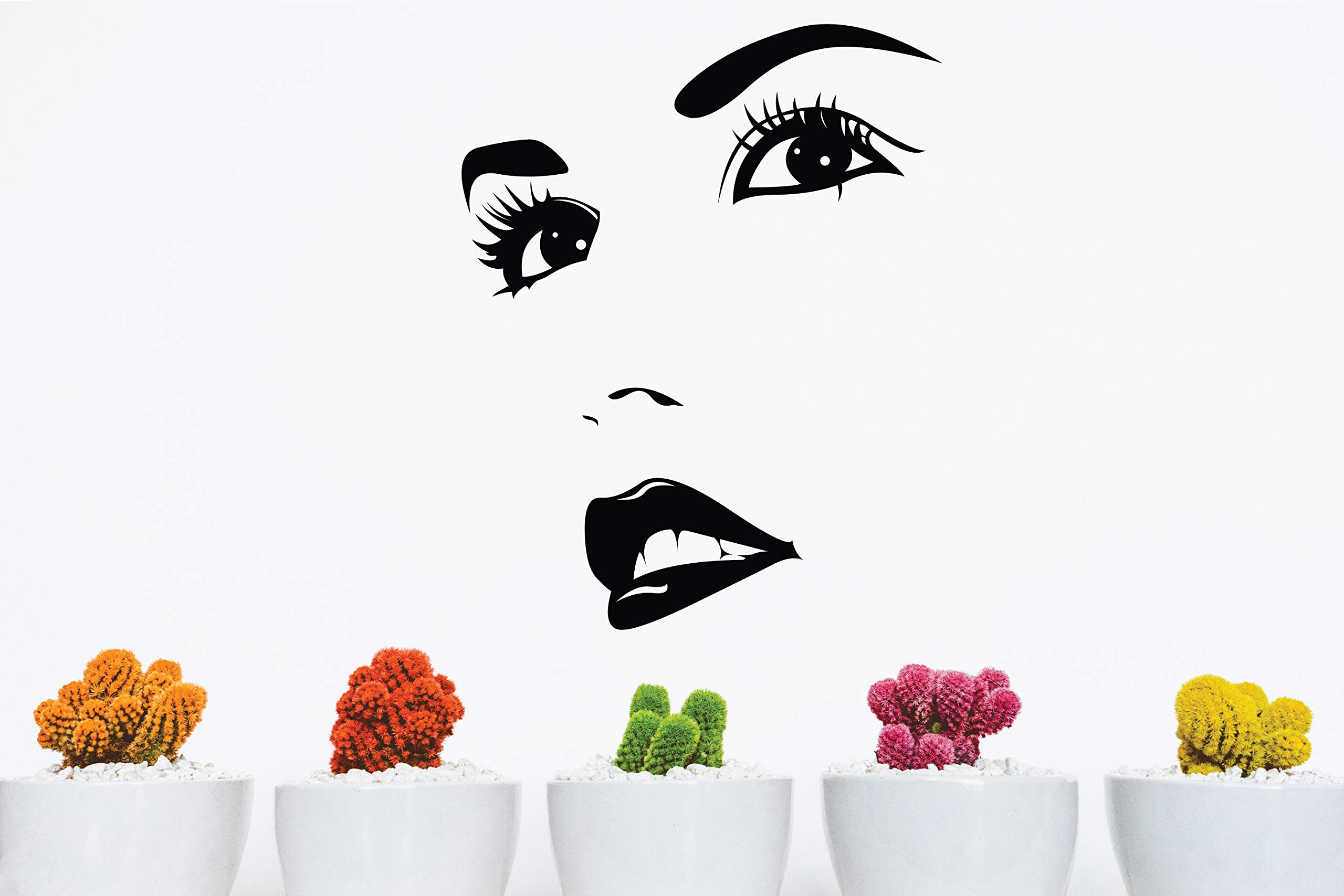 Eyelash Wall Decals - Premium Beauty Salon Decorations, Self-Adhesive Lash Wall Stickers for Salon & Home Decor - Perfect for Nail Salons, Spas, and Bedroom Wall Art (Set of 12)