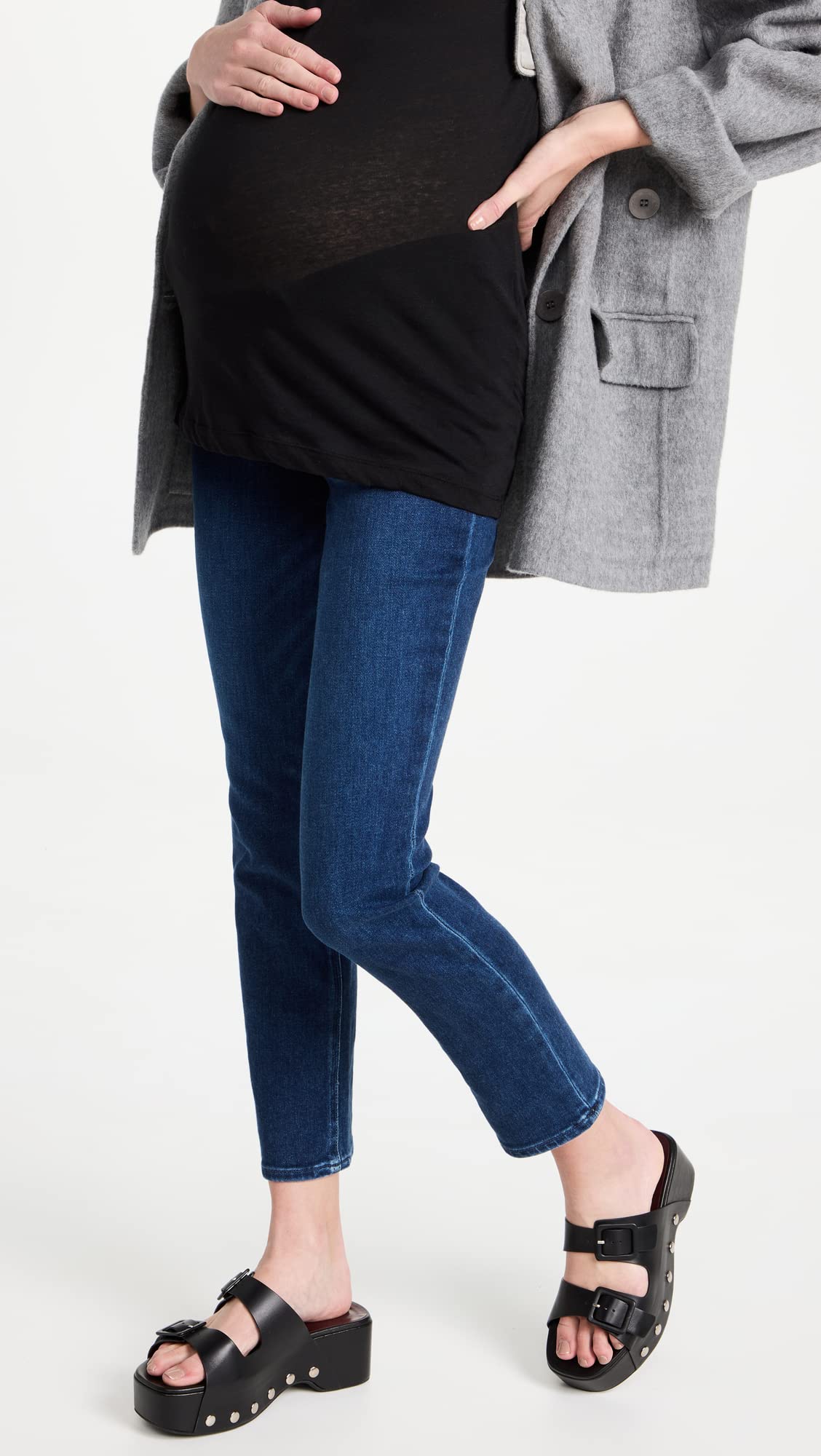 PAIGE Women's Cindy Maternity Jeans - Stretch Denim Pregnancy Pants for Comfort & Style | Perfect for Work, Casual Wear & Everyday Maternity Outfits