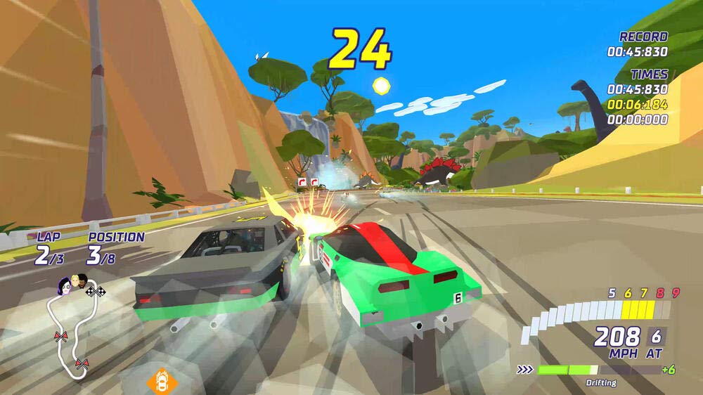 Hotshot Racing - PS4 Video Game | High-Speed Arcade Racing for Thrilling Multiplayer & Solo Play - Perfect for Racing Enthusiasts & Competitive Gamers