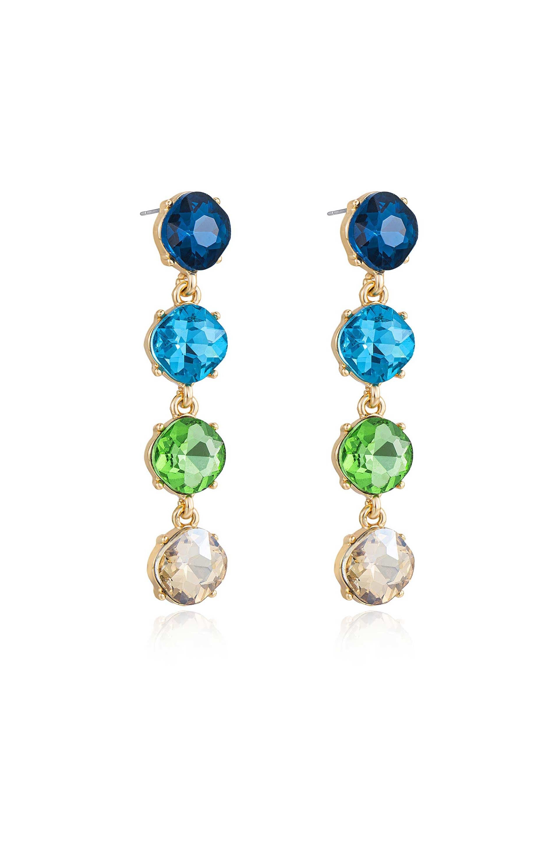 Four the Money Earrings - Stylish Gold Plated Hoop Earrings for Women | Perfect for Parties, Weddings & Everyday Wear