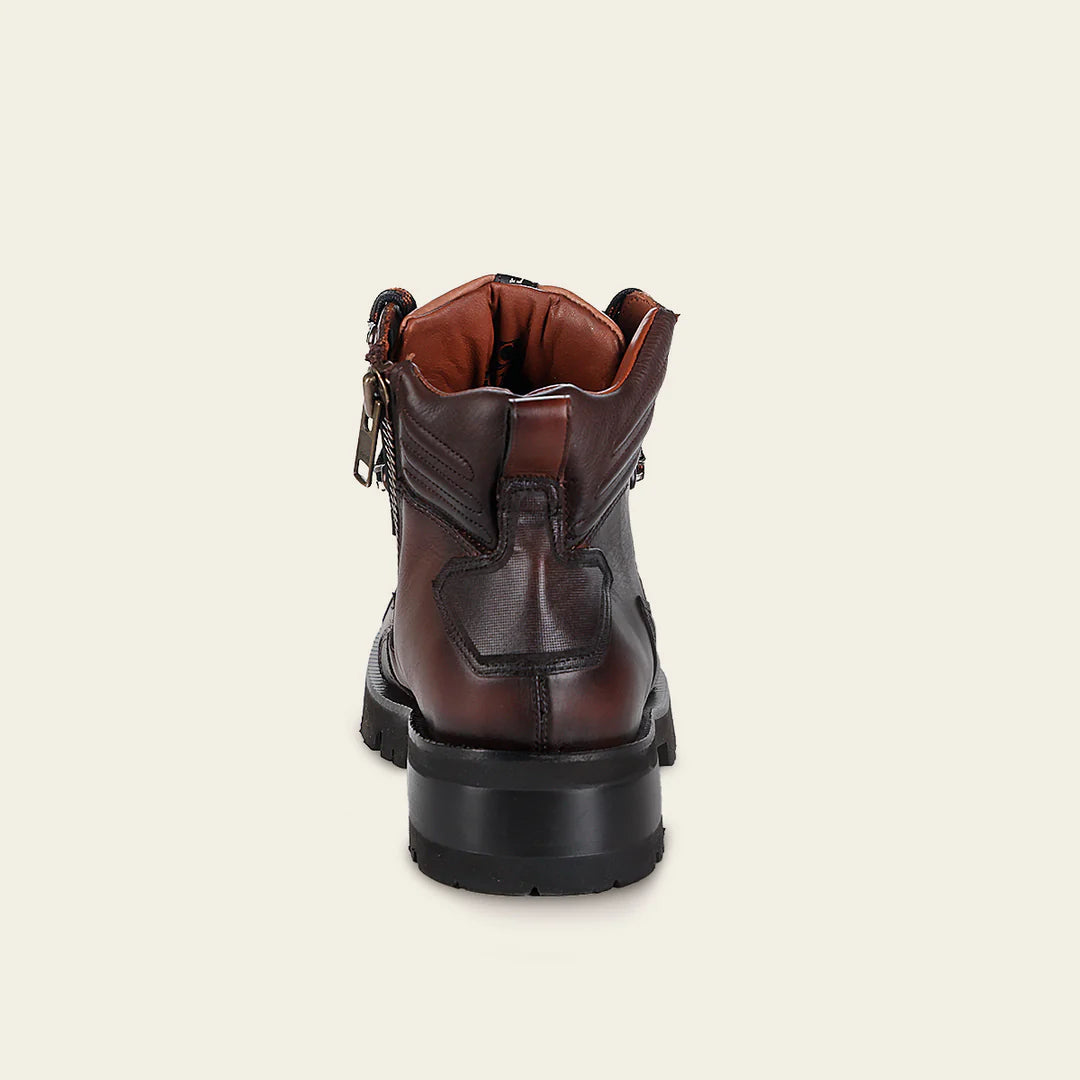 Men's Cuadra Chocolate Casual Fashion Caiman Ankle Boots - Stylish & Comfortable for Everyday Wear, Office, and Outdoor Activities