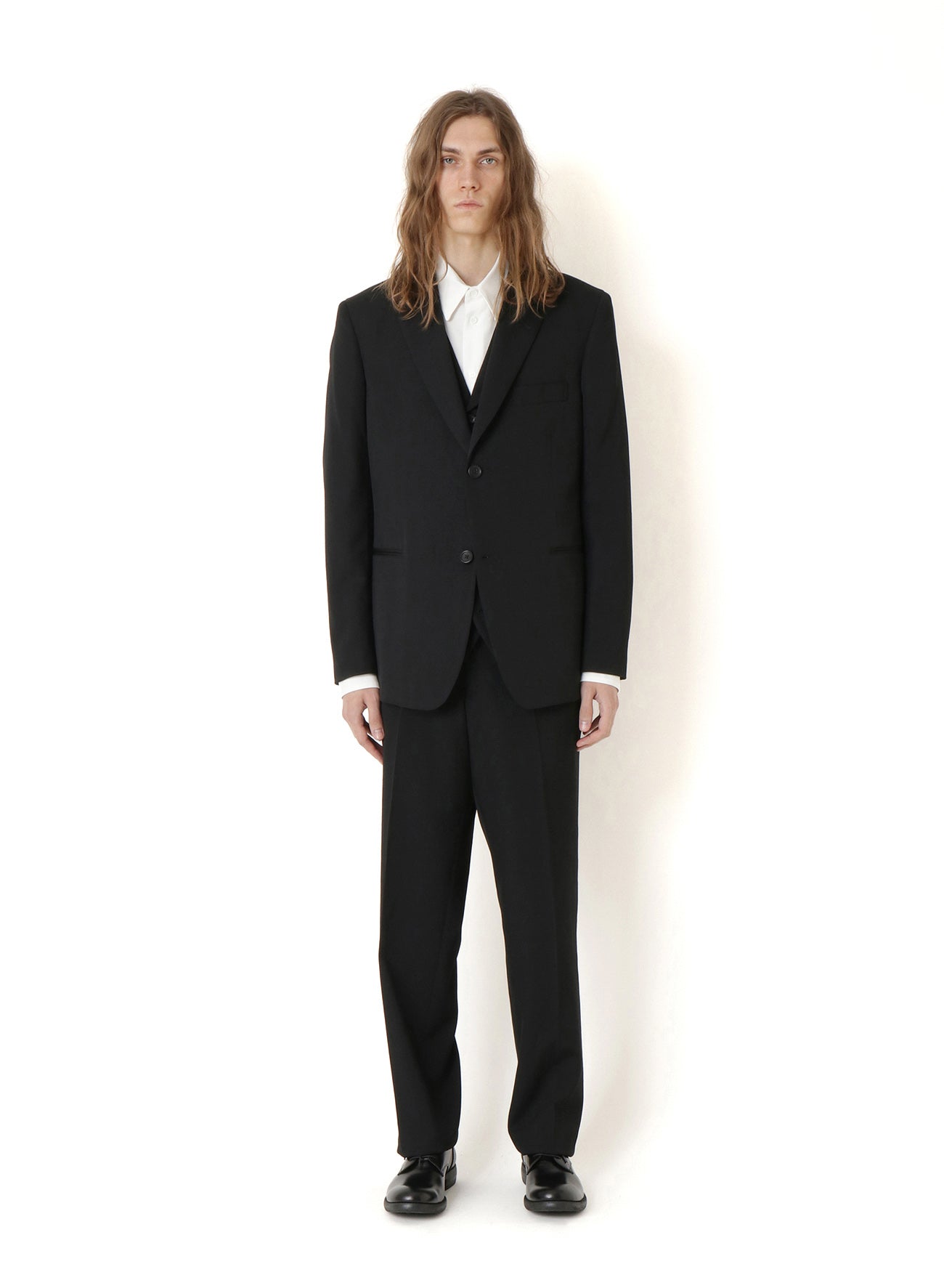 Premium Men's Gabardine Suit - Classic 2-Button Jacket for Business, Weddings & Formal Events | Durable & Stylish Work Attire