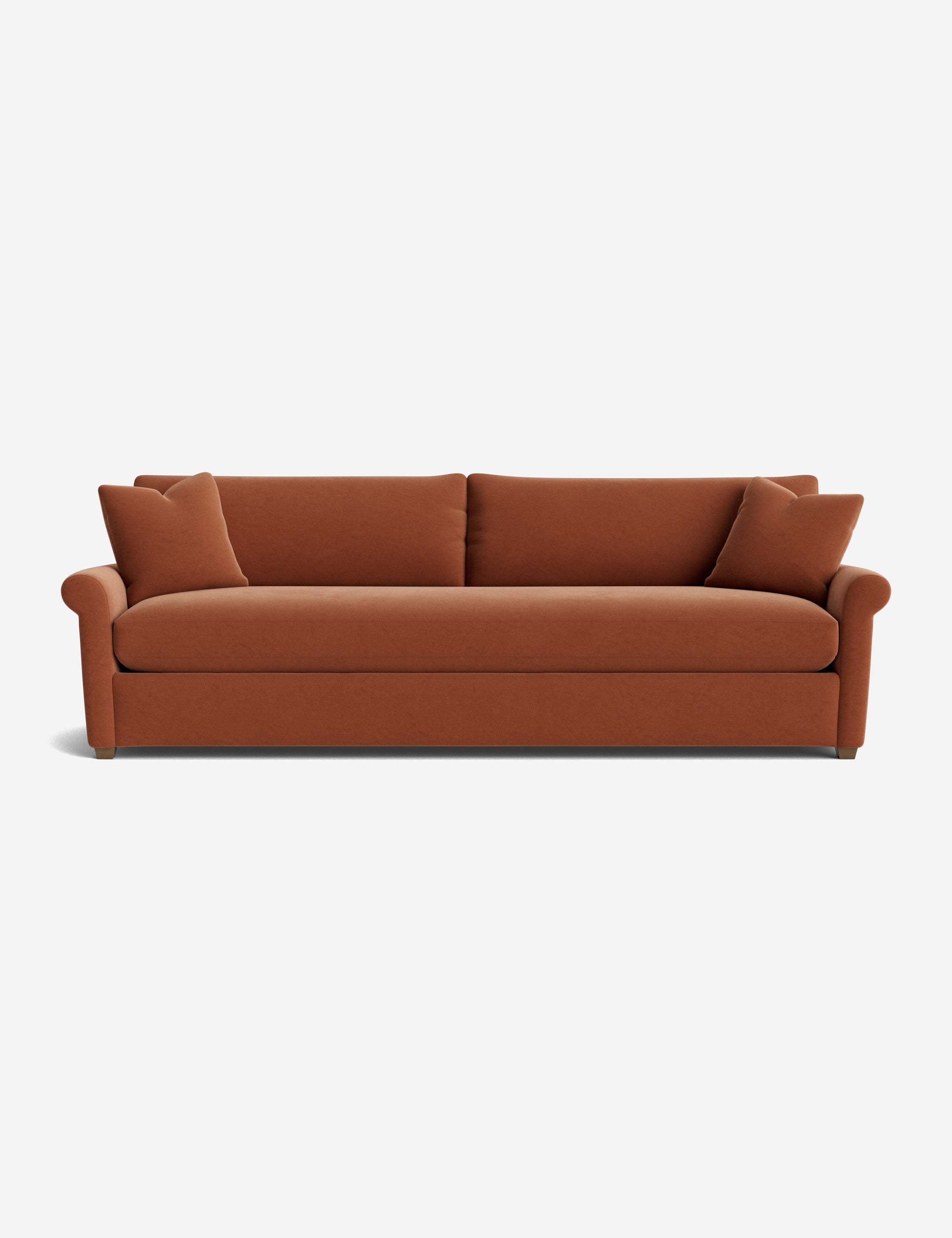 Everdeen Sofa - Modern Comfortable 3-Seater Couch for Living Room, Home Theater & Office - Soft Fabric Upholstery with Sturdy Wooden Frame - Perfect for Relaxing, Entertaining & Small Spaces