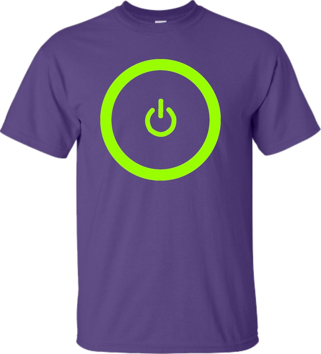 Go All Out Adult Gaming Power Button Gamer Pride T-Shirt - Comfortable Cotton Tee for Gamers, Esports & Video Game Enthusiasts - Perfect for Gaming Events, Conventions & Casual Wear