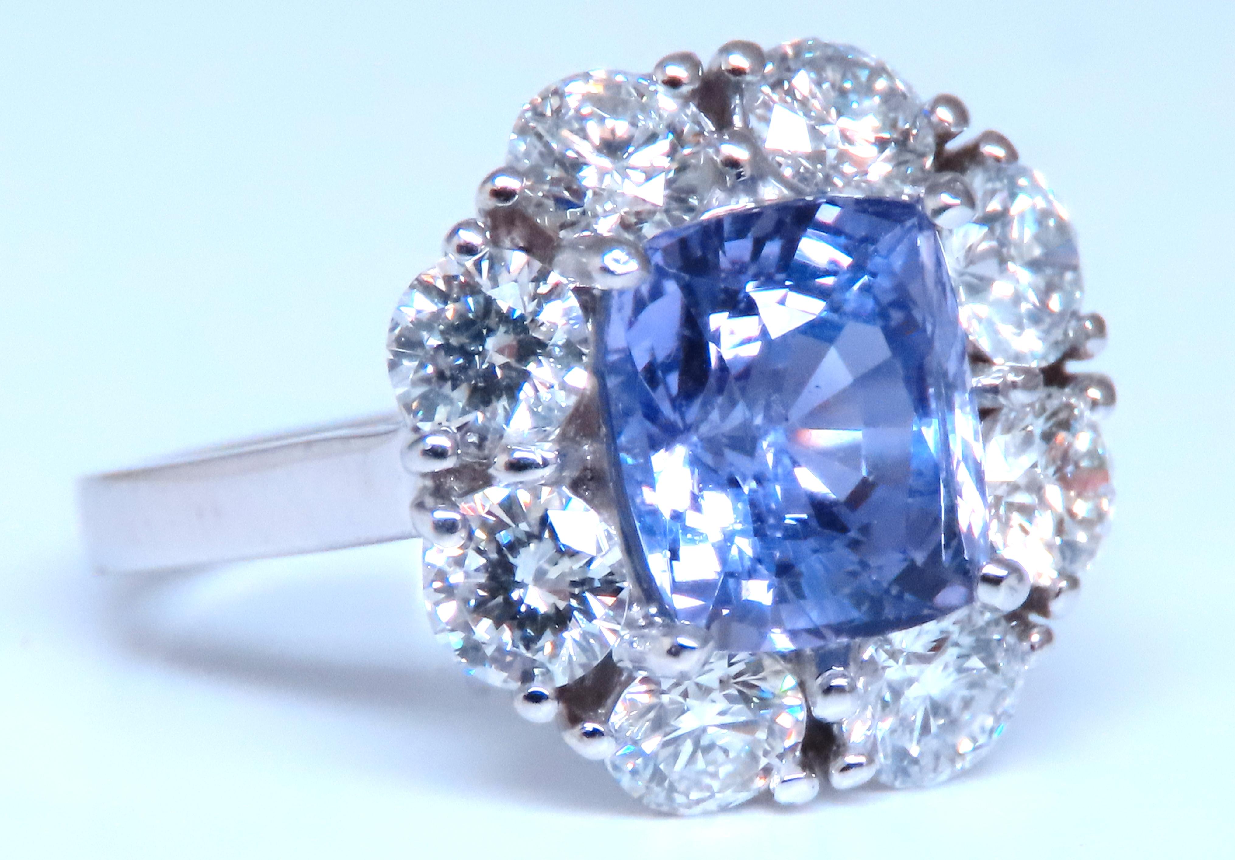 GIA Certified 3.30ct Natural Color Change Sapphire Diamond Ring in 18K Gold - Elegant Engagement, Wedding & Anniversary Jewelry Gift for Women