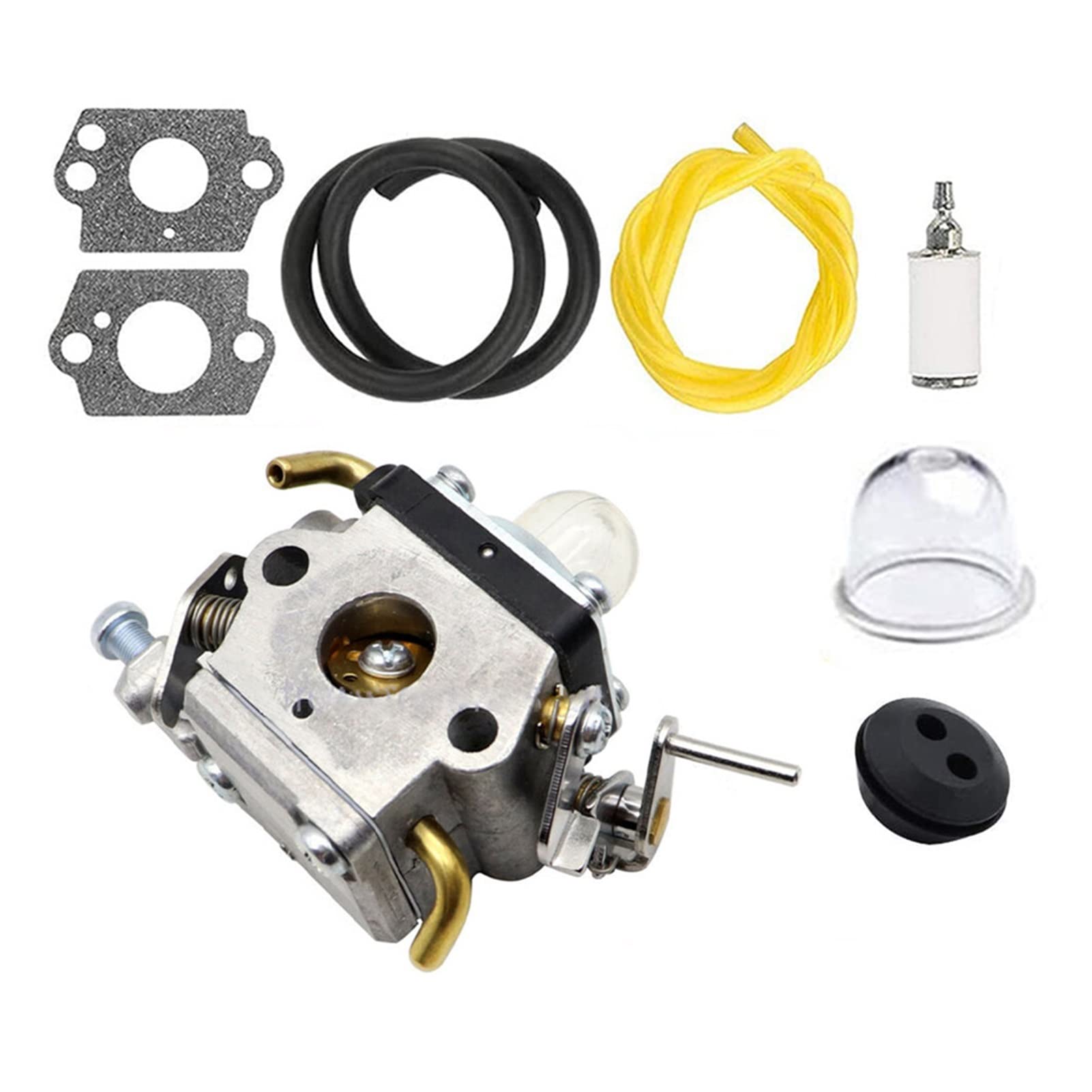 Husqvarna 122C 122LDX Carburetor Gasket Kit - Compatible with Models 574386701 & 581734301 - Replacement Part for Grass Trimmer & Lawn Mower - Perfect for Parkside Garden Power Tools & Outdoor Maintenance
