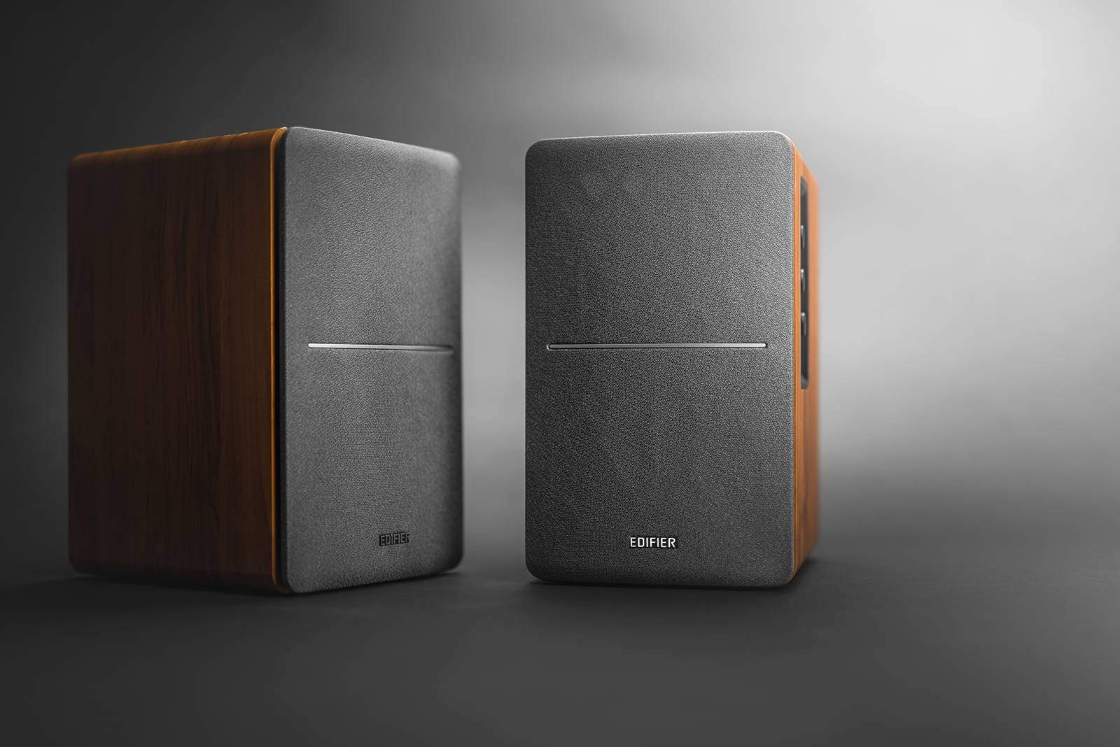 Edifier R1280DB Powered Bluetooth Bookshelf Speakers with Optical Input - Wireless Studio Monitors for Home Audio - 4 Inch Near Field Speakers, 42W RMS, Wood Grain Finish - Perfect for Music, Movies & Gaming