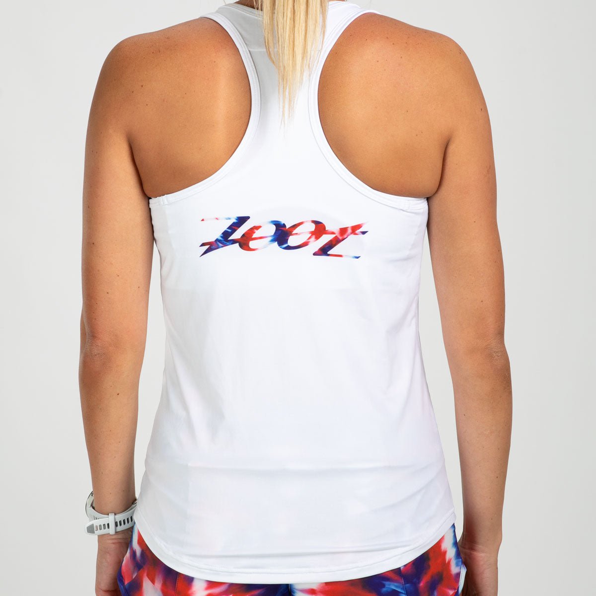 Women's Limited Run Singlet - Freedom White | Lightweight Running Tank Top for Women | Perfect for Marathons, Workouts & Gym Training