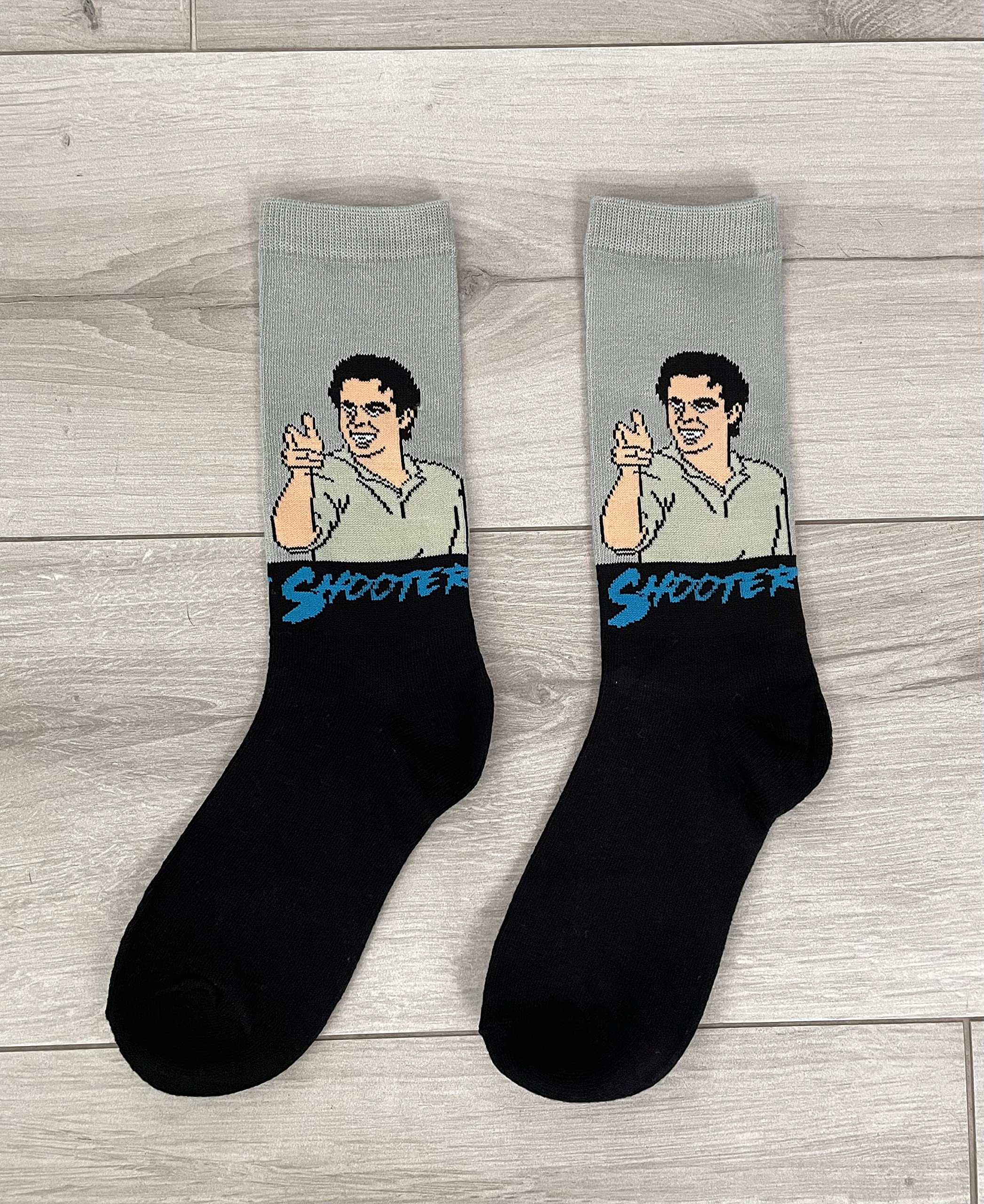 Balanced Co. Funny Golf Dress Socks - Crazy Casual Cotton Crew Socks for Men | Comfortable & Breathable Athletic Socks for Golfing, Office & Everyday Wear