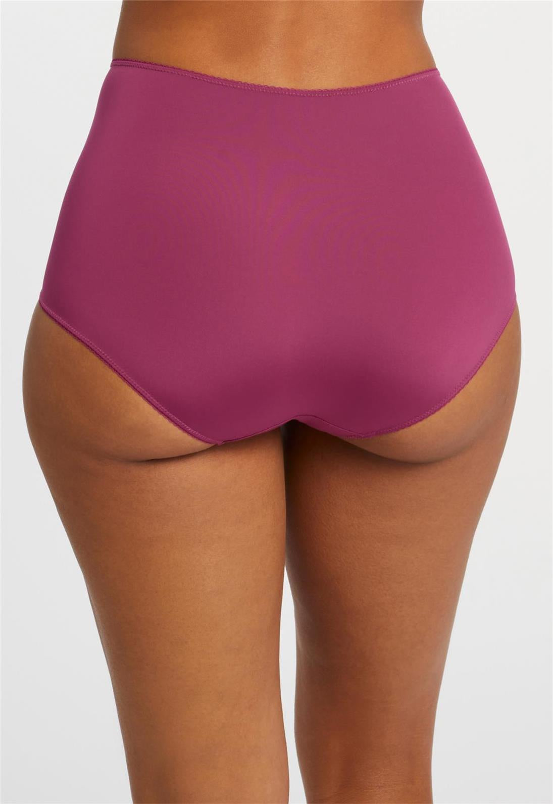 Organic Cranberry Smoothing Briefs for Women - Comfortable & Breathable Underwear for Everyday Wear, Yoga & Sleep