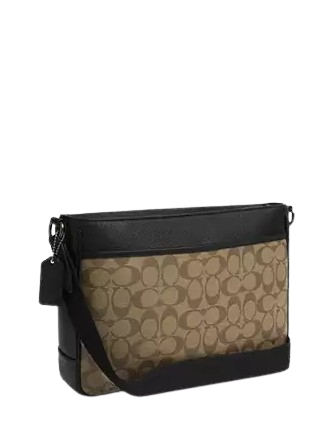 Coach District Crossbody Bag in Signature Canvas - Stylish & Durable Leather Shoulder Purse for Women, Perfect for Work, Travel & Everyday Use