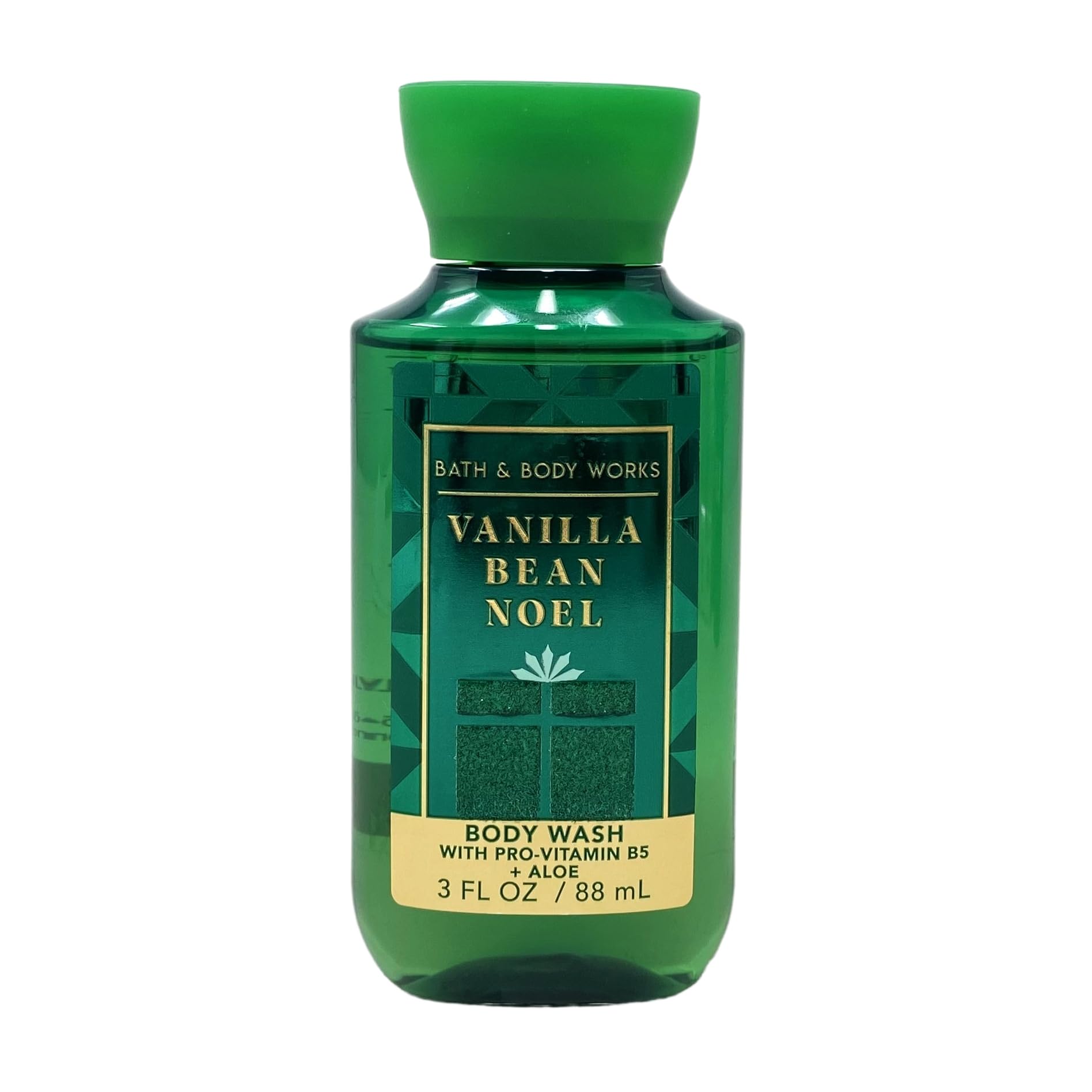 Bath & Body Works Vanilla Bean Noel 4-Piece Mini Body Wash Gift Set with Natural Oats Sample Soap - Travel Size Toiletries for Holidays, Gifts & Vacation Essentials