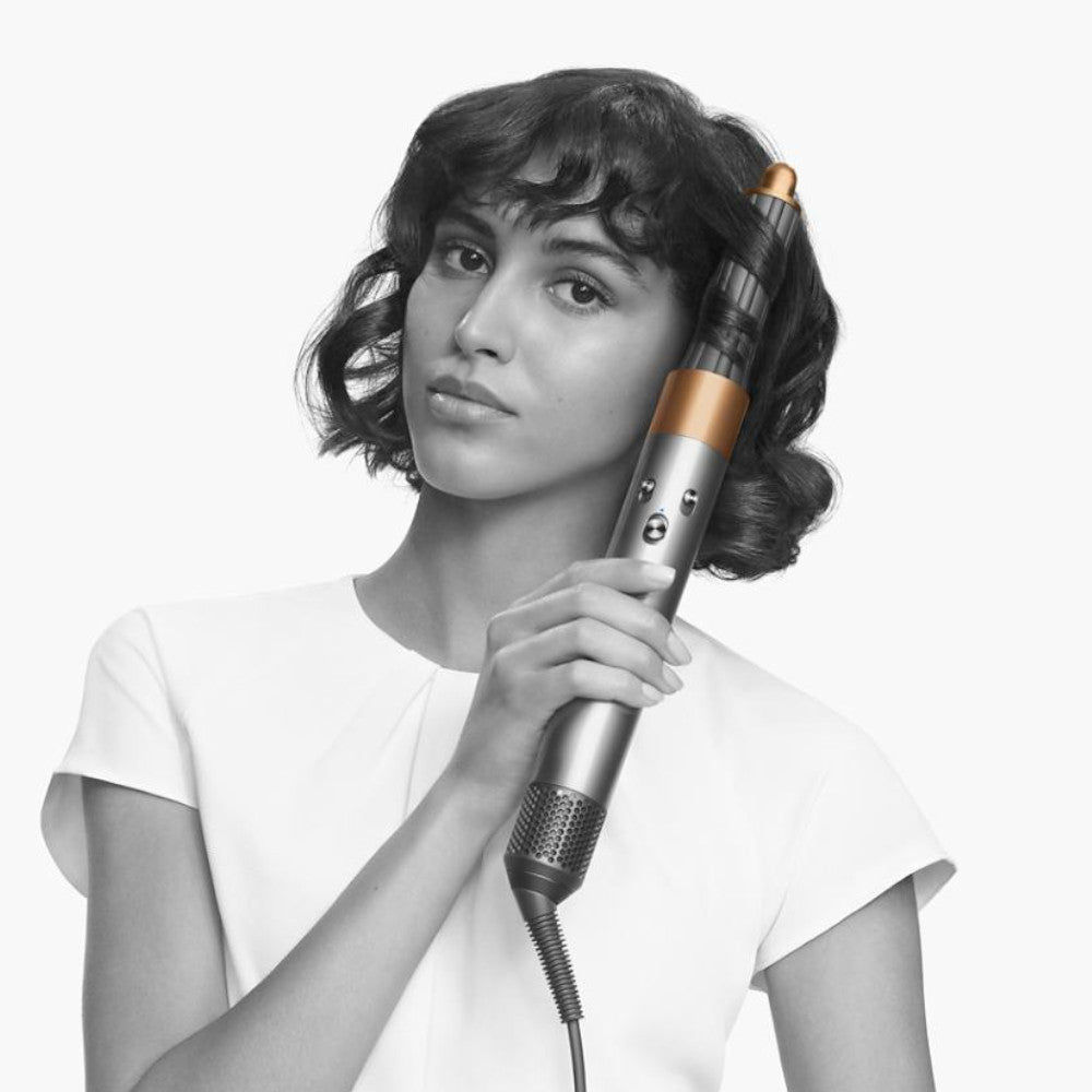 Dyson Airwrap Multi Styler & Hair Dryer Complete Kit (Nickel/Copper) - Certified Refurbished with 1-Year Warranty | HS05 Model | Salon-Quality Styling for Curls, Waves & Smooth Hair at Home