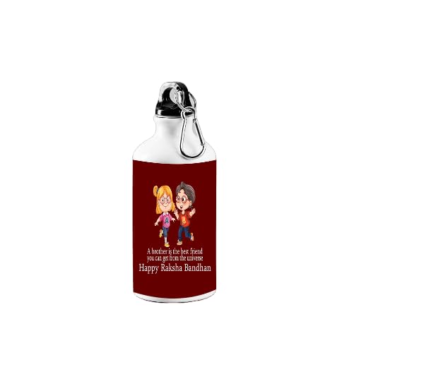 GIFTSCARRY 750ML Aluminum Water Bottle - Insulated Leak Proof BPA-Free - Perfect Rakhi Gift for Brother & Sister - Great for Gym, Hiking, Travel & Office Use