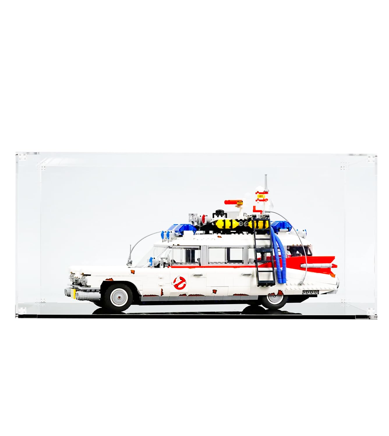 NOVDA Acrylic Display Case for Lego Ghostbusters ECTO-1 10274 - Dustproof Showcase Box for Lego 10274 (Model Not Included) - Size: 55 x 35 x 25 cm - Perfect for Home Decoration, Collectible Display & Gift Giving