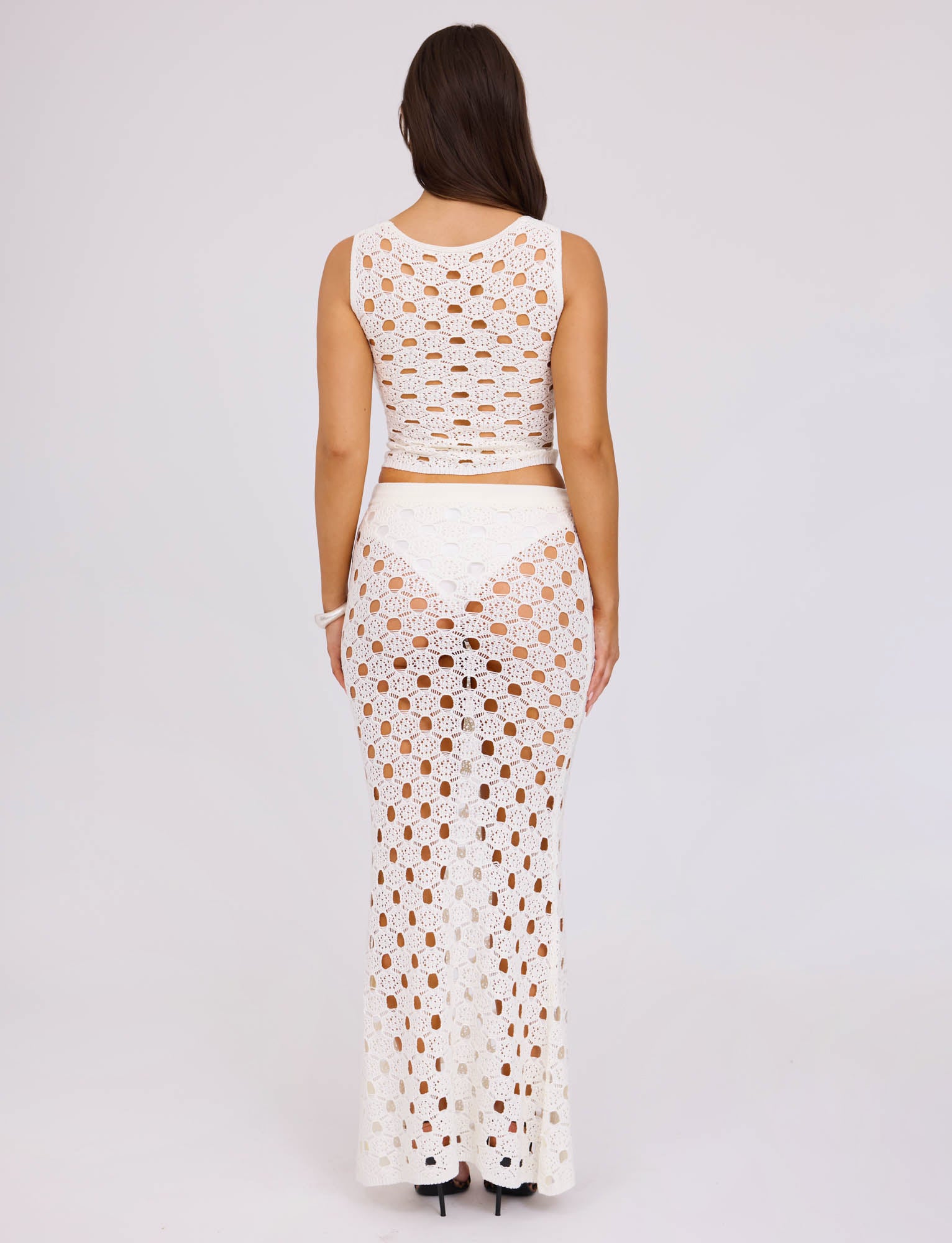 Kincade White Skirt - Women's A-Line Midi Skirt for Casual & Office Wear | Perfect for Summer Outfits & Business Attire