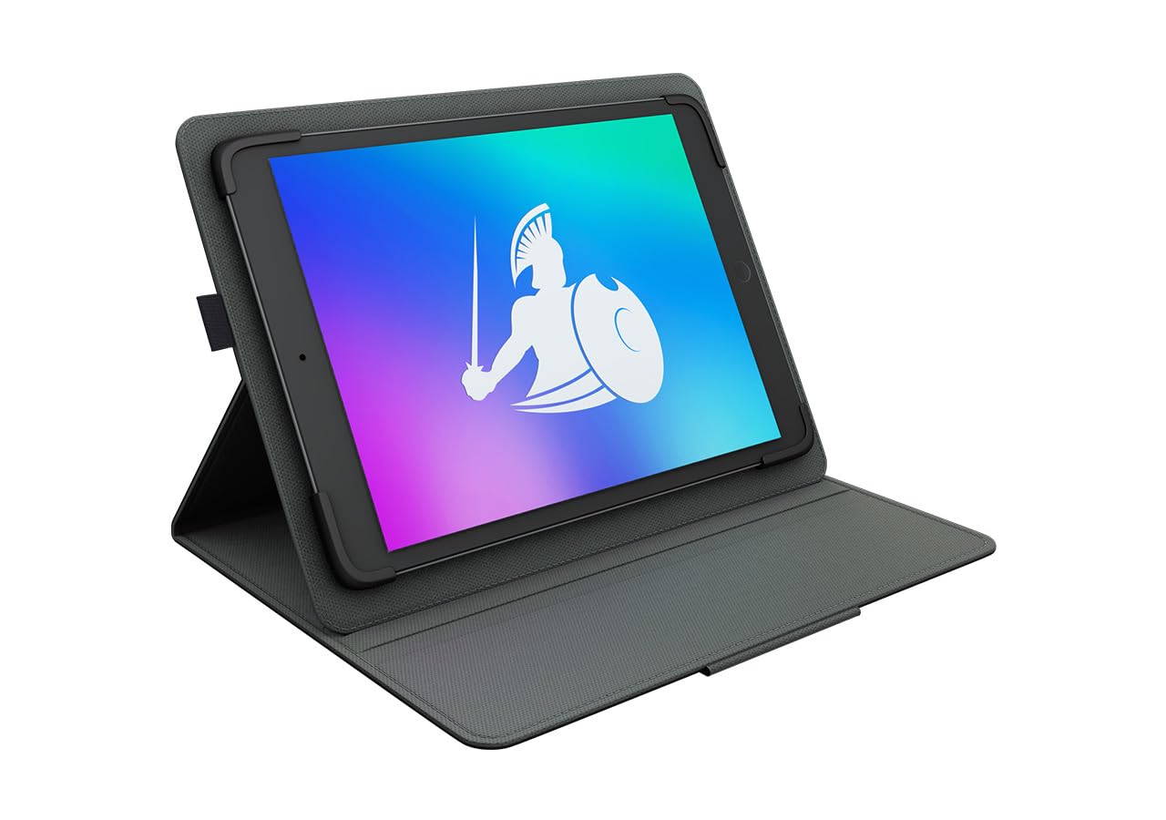 DefenderShield EMF Protection Tablet Case – Universal Fit for iPad & Tablets with 360° Kickstand, Secure Grip & Durable Radiation Shield – Perfect for Work, Travel & Home Use (Medium Size)