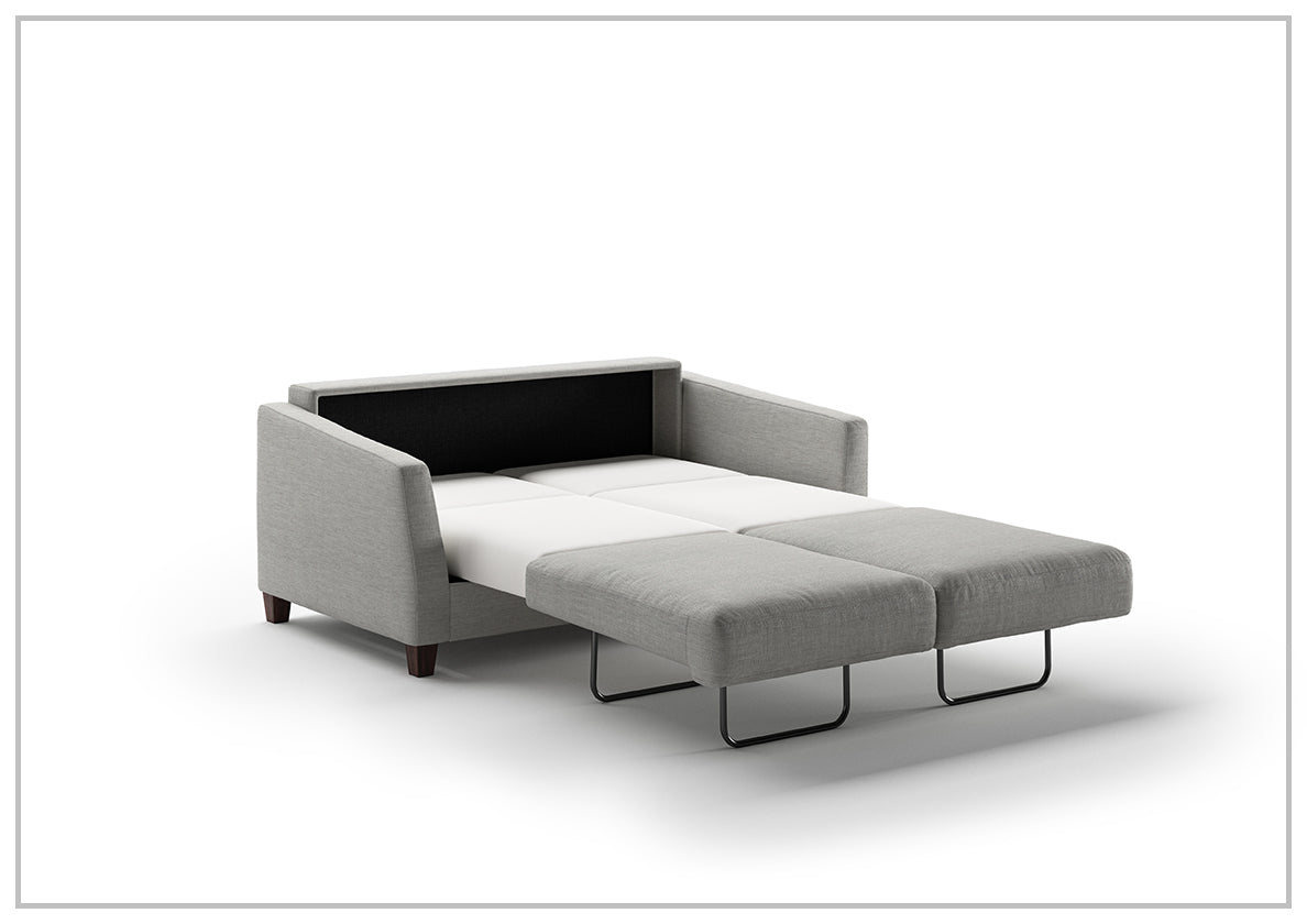 Custom Luonto Monika Fabric Sleeper Sofa - Handmade to Order | Convertible Couch Bed for Small Spaces & Guest Rooms | Perfect for Apartments, Dorms & Home Offices