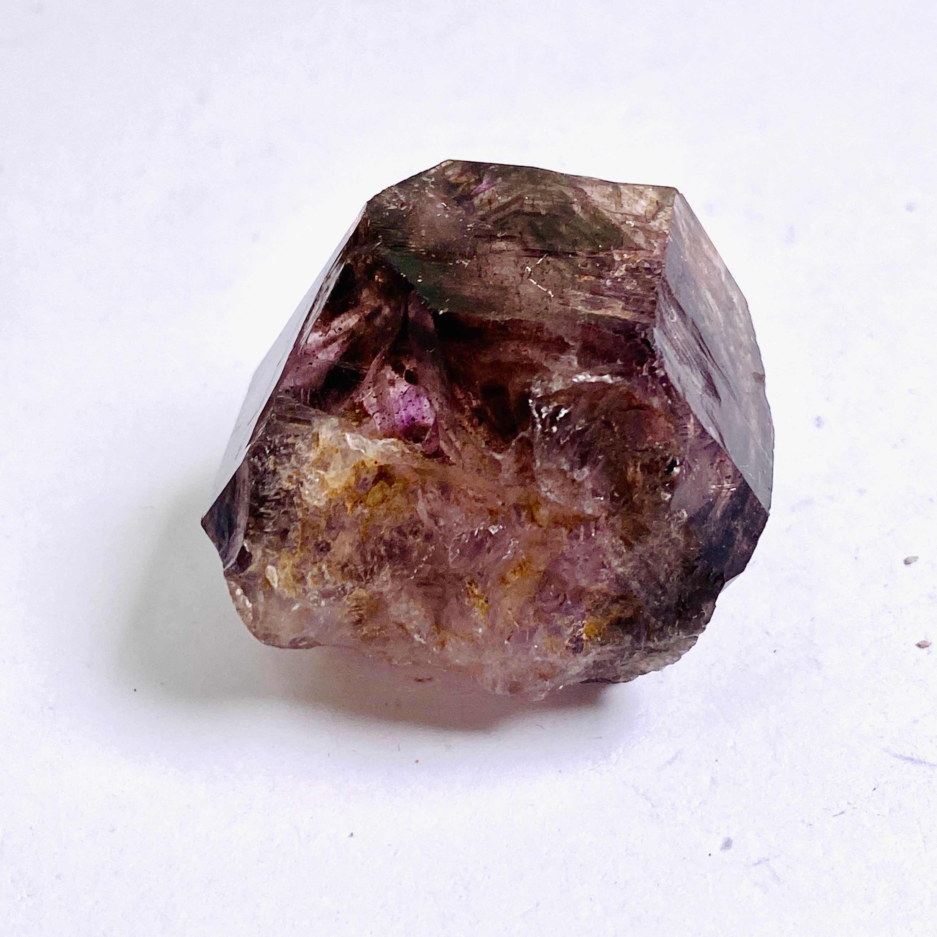 Natural Smokey Amethyst Crystal with Inclusions - Similar to Super Seven & Brandberg (CR3736) - Perfect for Meditation, Healing & Jewelry Making