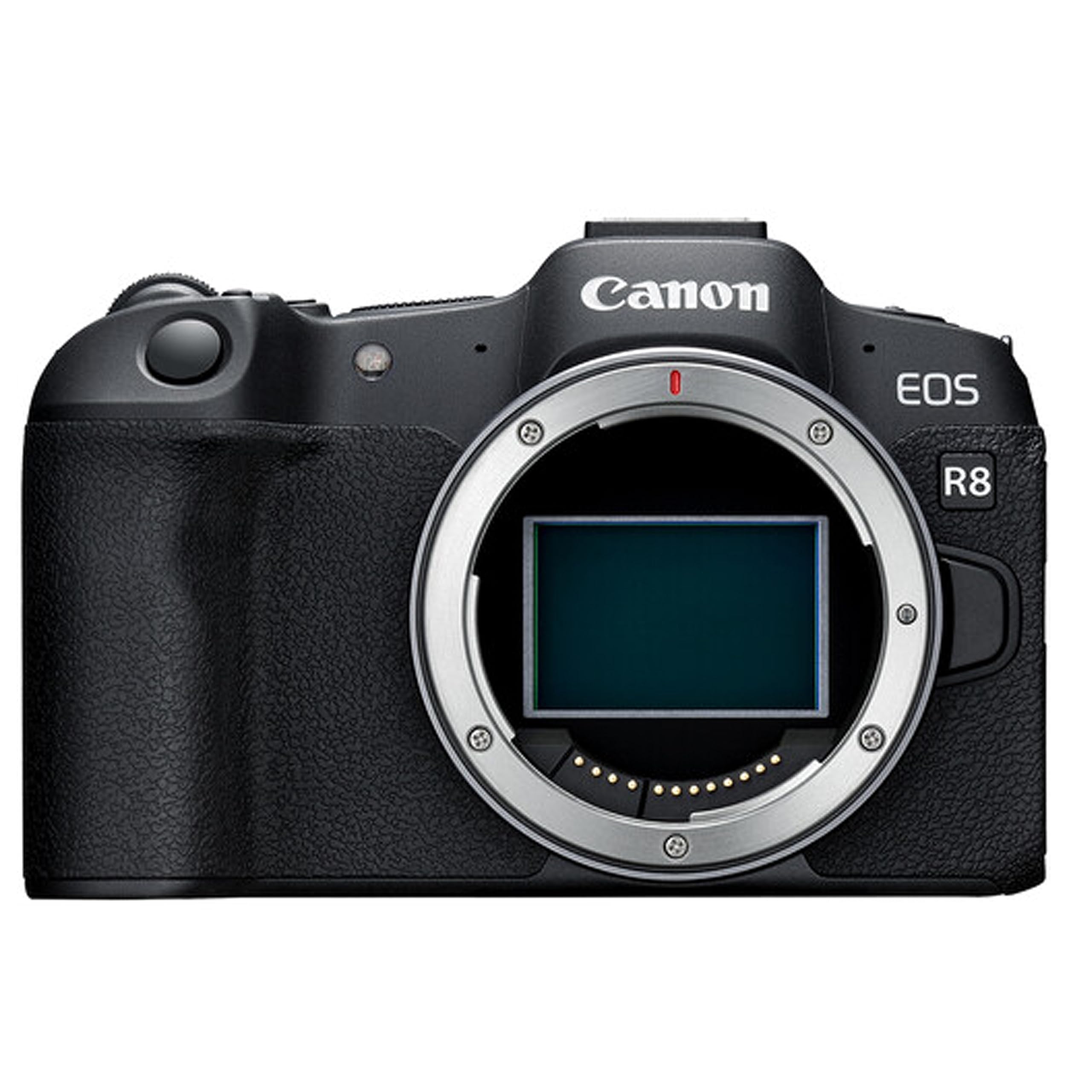 Canon EOS R8 Full Frame Mirrorless Camera Bundle with 128GB SD Card, RF-EF Lens Adapter, LED Video Light, DME 100 Mic, Case, Tripod & Software - Perfect for Vlogging, YouTube Content Creation & Professional Photography (Renewed)