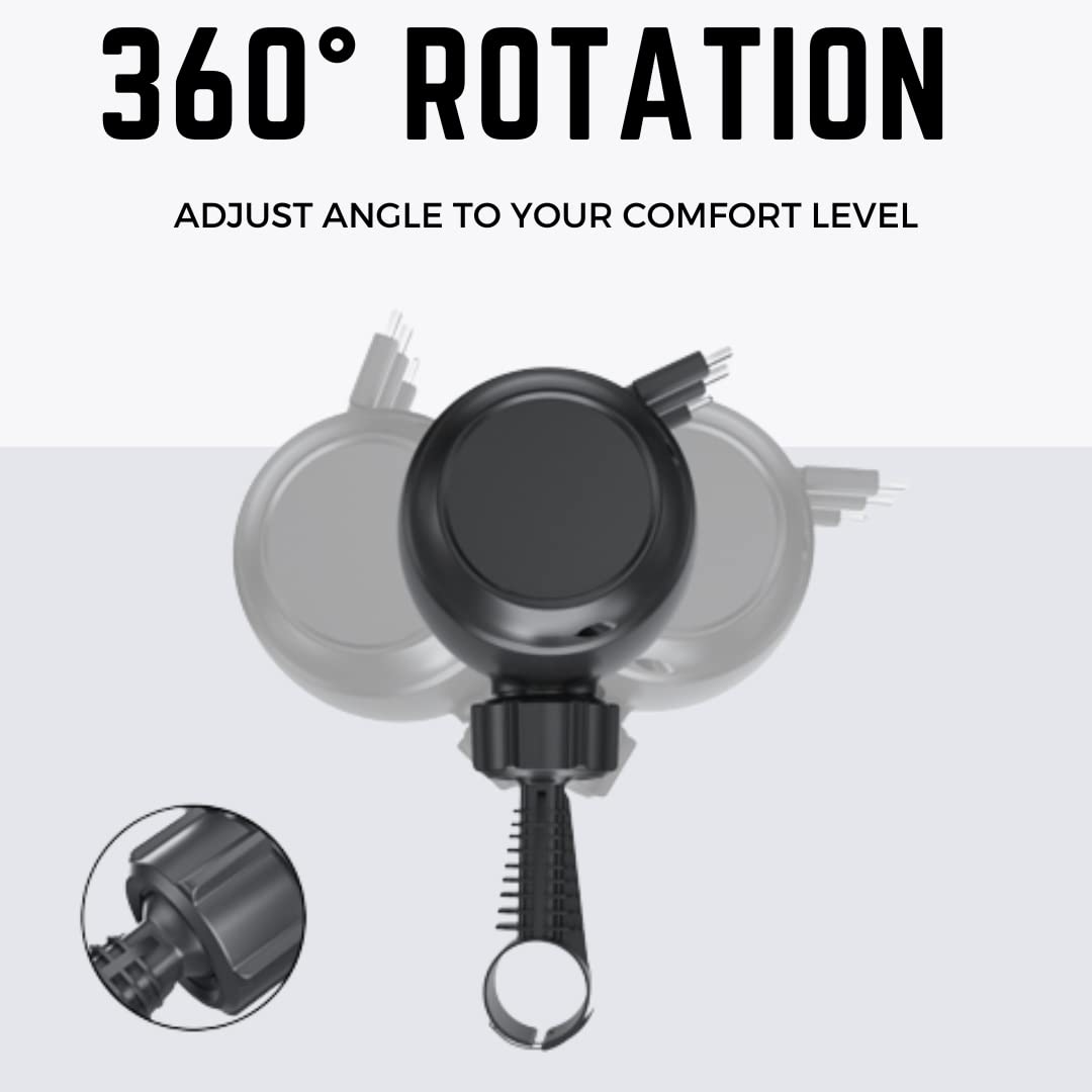 Superlit Retractable 3-in-1 Car Headrest Charger - Fast USB-C & Apple Charging Cable for Android & iPhone | Perfect for Uber, Lyft, Taxi & Ride Share Passengers to Earn Tips | Ideal for Road Trips, Commuting & Travel Accessories
