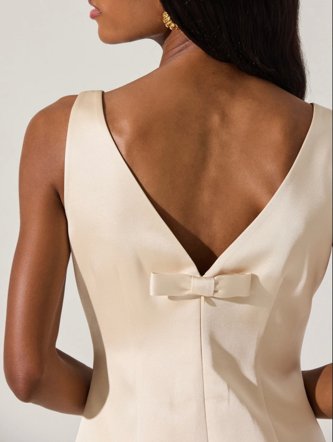 Alisanne Satin Mini Dress for Women - Elegant Party Cocktail Dress with Adjustable Straps | Perfect for Weddings, Date Nights & Special Occasions