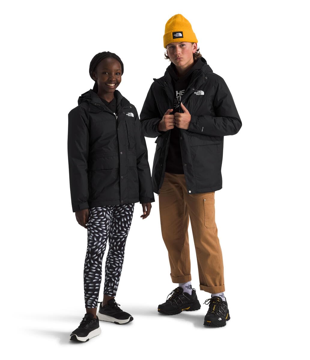 THE NORTH FACE Teen North Down Triclimate Jacket - Waterproof Windproof Winter Coat for Boys & Girls - Perfect for Hiking, Skiing & Outdoor Adventures