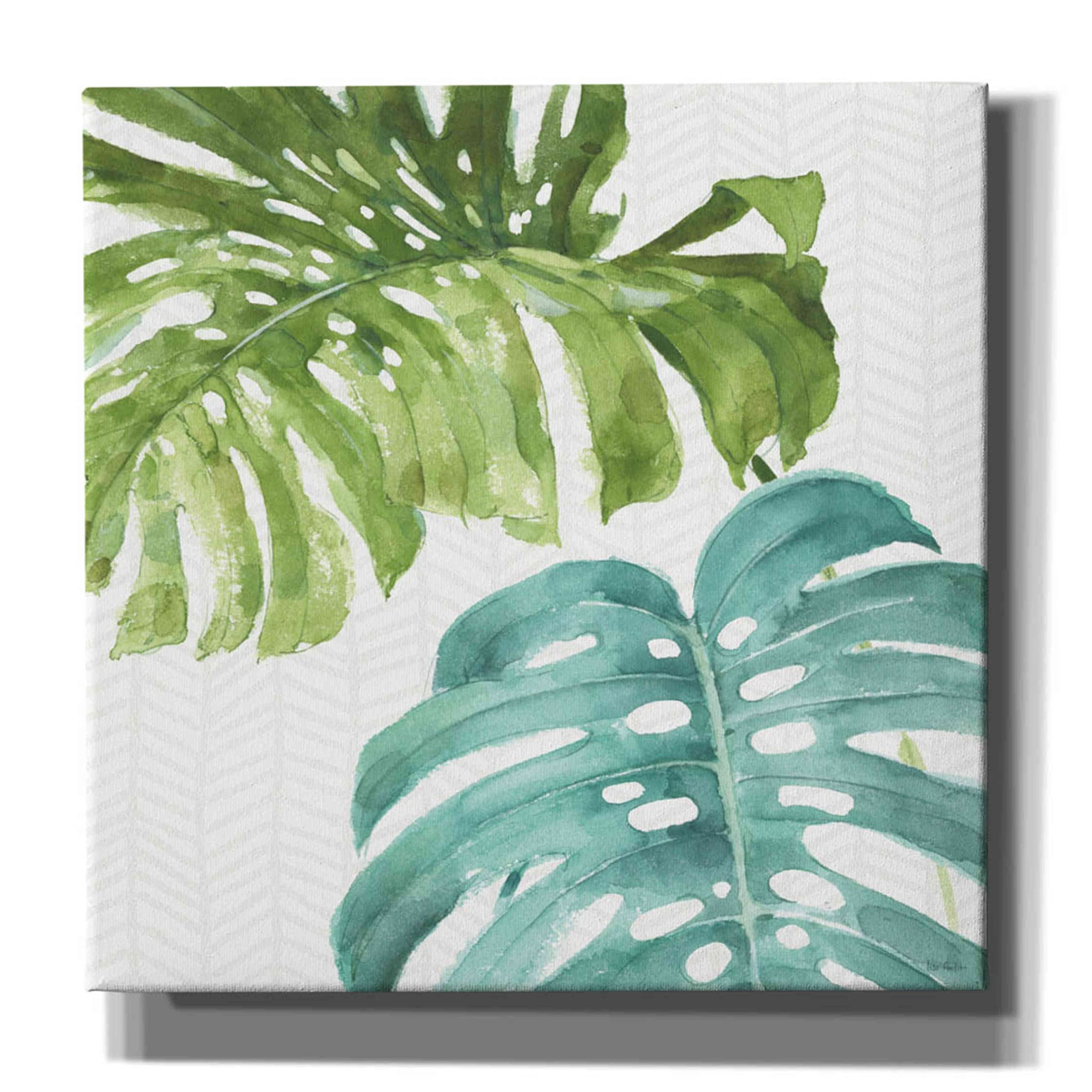 Epic Graffiti 'Mixed Greens LXXVI' by Lisa Audit - 37x37 Inch Canvas Wall Art for Living Room, Bedroom & Office Decor | Modern Abstract Painting for Home & Office