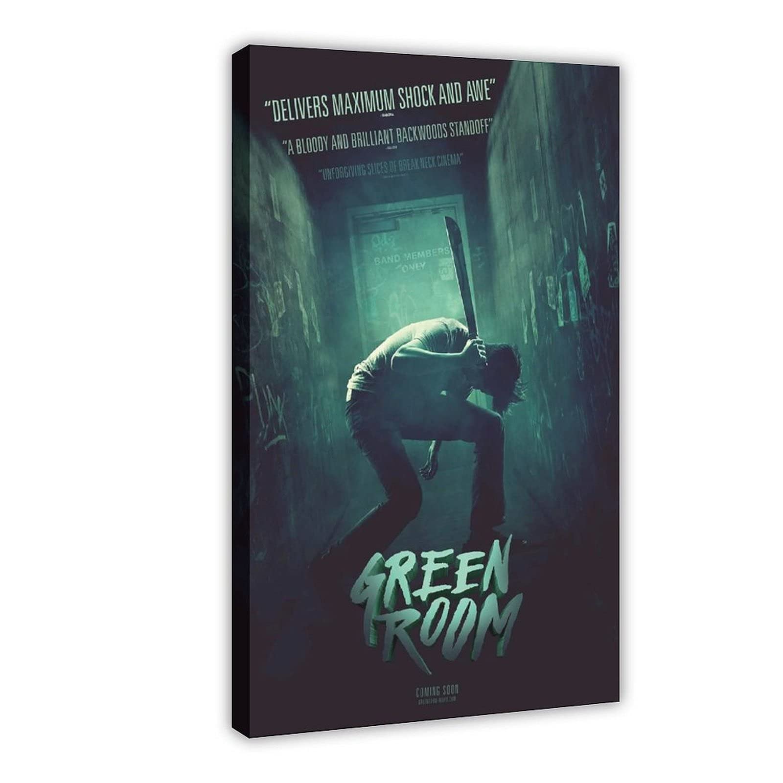 Horror Movie Green Room Canvas Poster - 24x36 Inch (60x90cm) - Perfect for Bedroom, Office & Sports Fan Decor - Great Gift for Movie Lovers & Horror Fans