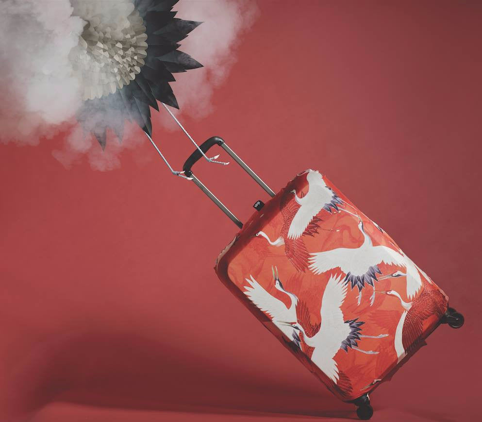 LOQI Luggage Cover - Rijksmuseum Amsterdam Design, Waterproof Suitcase Protector for Travel | Perfect for Airplane, Train & Cruise Trips