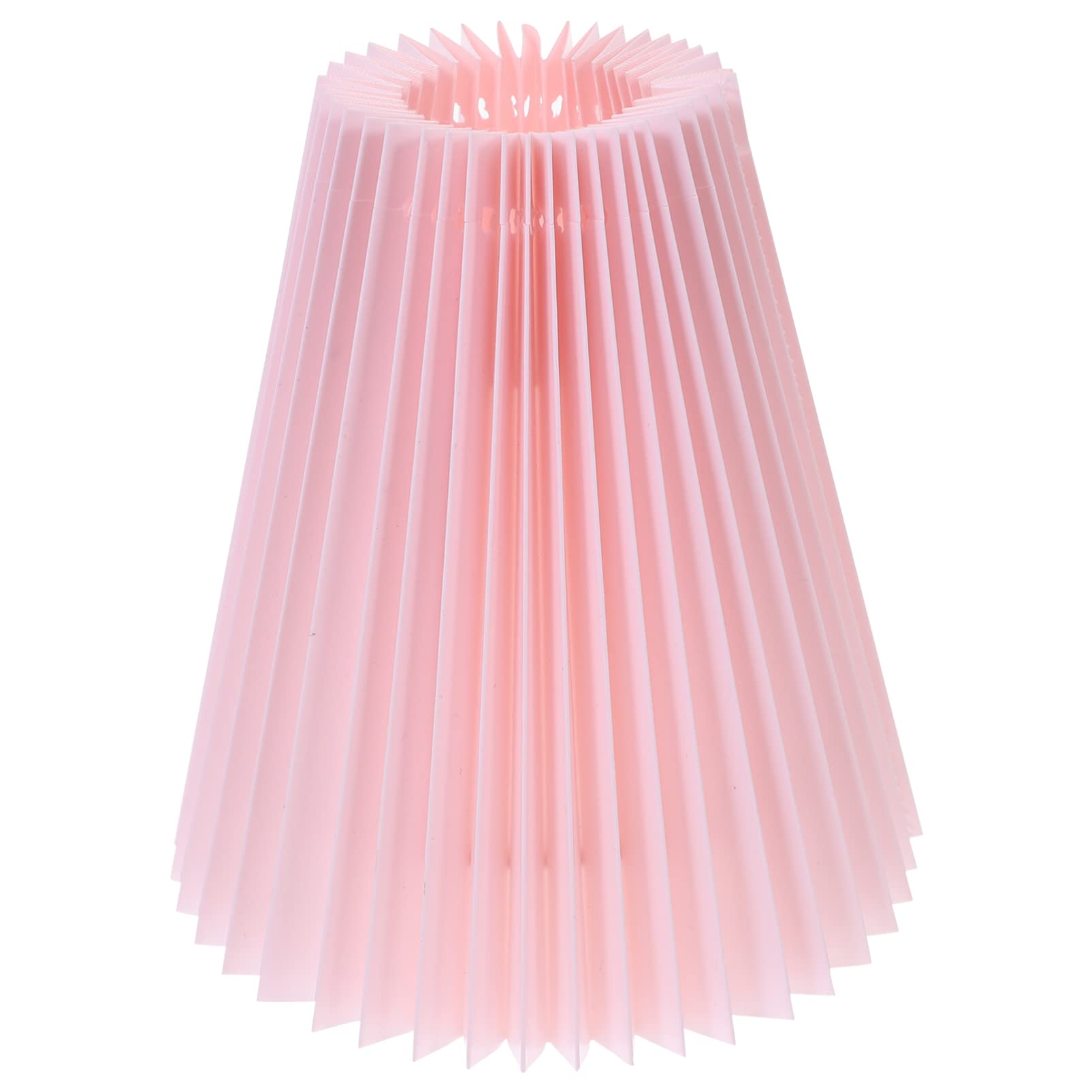 Pink Mushroom Pleated Lamp Shade - Handmade Fabric Lampshade for Bedside, Desk & Chandelier | Replacement Shade for Pendant Lights - Perfect for Nursery, Bedroom & Boho Home Decor