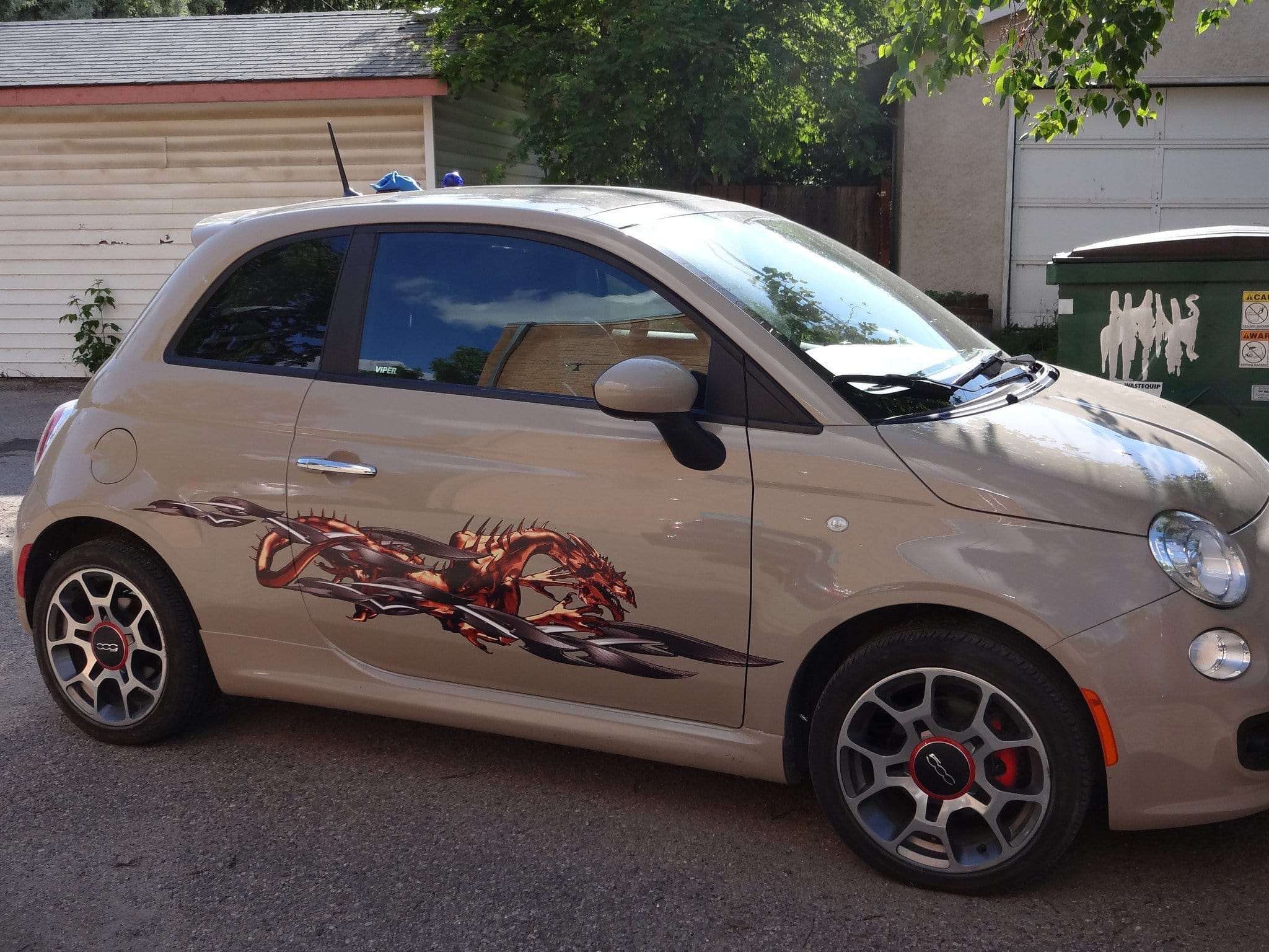 Tribal Dragon Car Decals - Premium Metal Style Vinyl Stickers for Trucks & Vehicles - Perfect for Auto Customization & Personalization