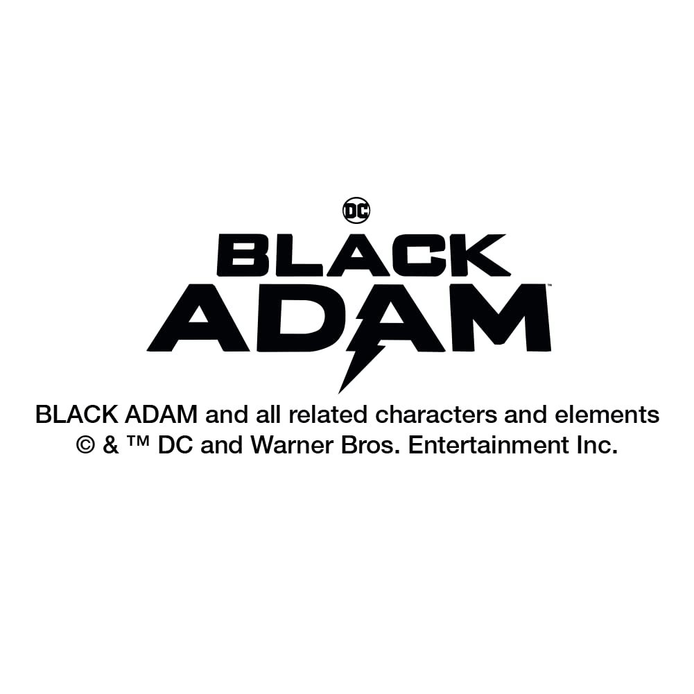 Black Adam Lightning Logo Refrigerator Magnet - Strong Magnetic Kitchen Decor for Fridge, Lockers, Office & Home Use - Perfect for Comics Fans & Superhero Lovers