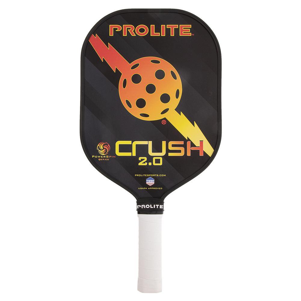 Crush PowerSpin 2.0 Pickleball Paddle - Premium Carbon Fiber Surface for Enhanced Spin & Control - Perfect for Competitive Play & Recreational Games