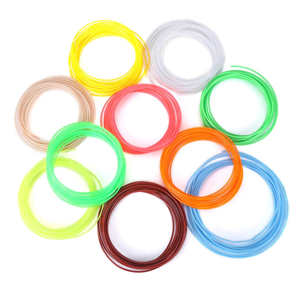 Premium 1.75mm PCL 3D Printer Filament - 20 Vibrant Colors, Low-Temperature Pen Refills for 3D Printing Pens | Ideal for DIY Crafts, Educational Projects & Creative Art Designs