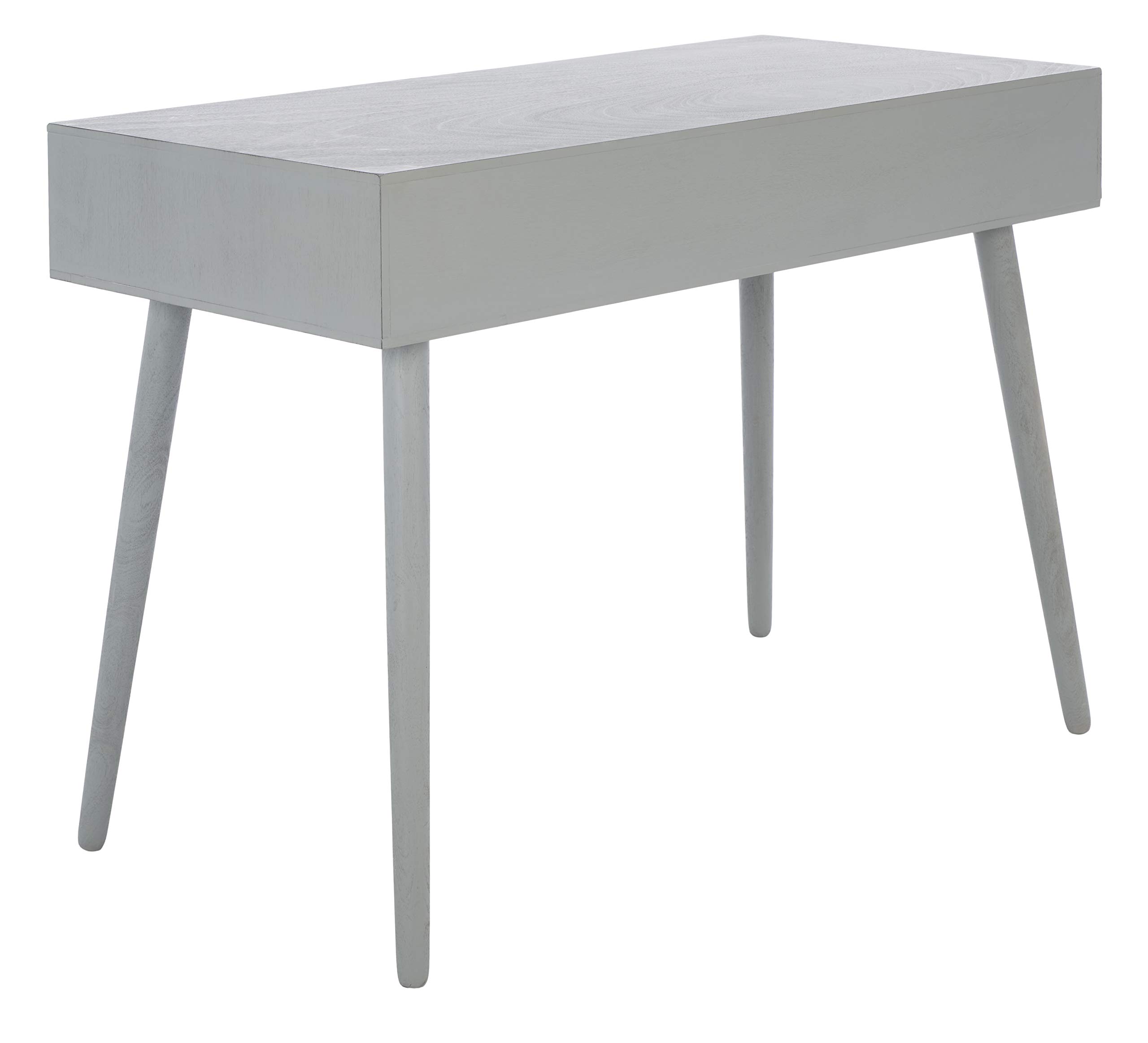 SAFAVIEH Home Collection Remy Distressed Grey 1-Drawer Writing Desk - Vintage Style Home Office Furniture for Small Spaces & Bedrooms