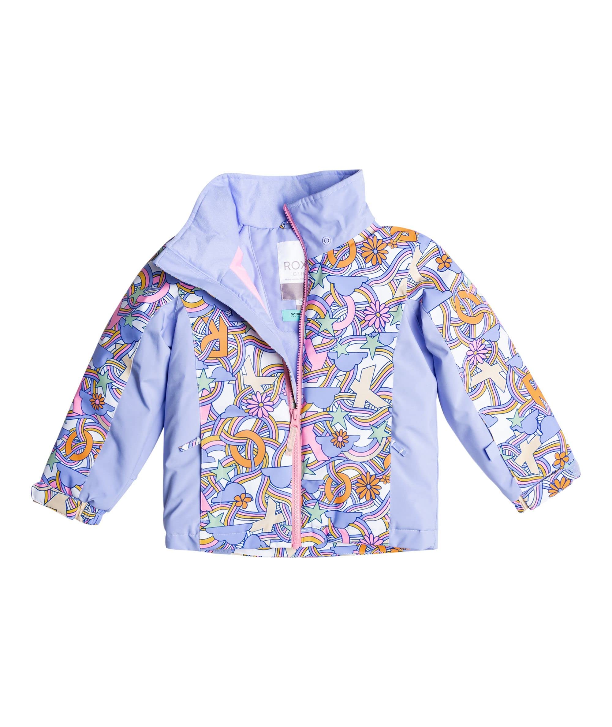 Roxy Little Girls Insulated Snow Jacket - Waterproof Winter Coat for Kids, Warm & Cozy Snowsuit for Skiing, Sledding & Outdoor Play