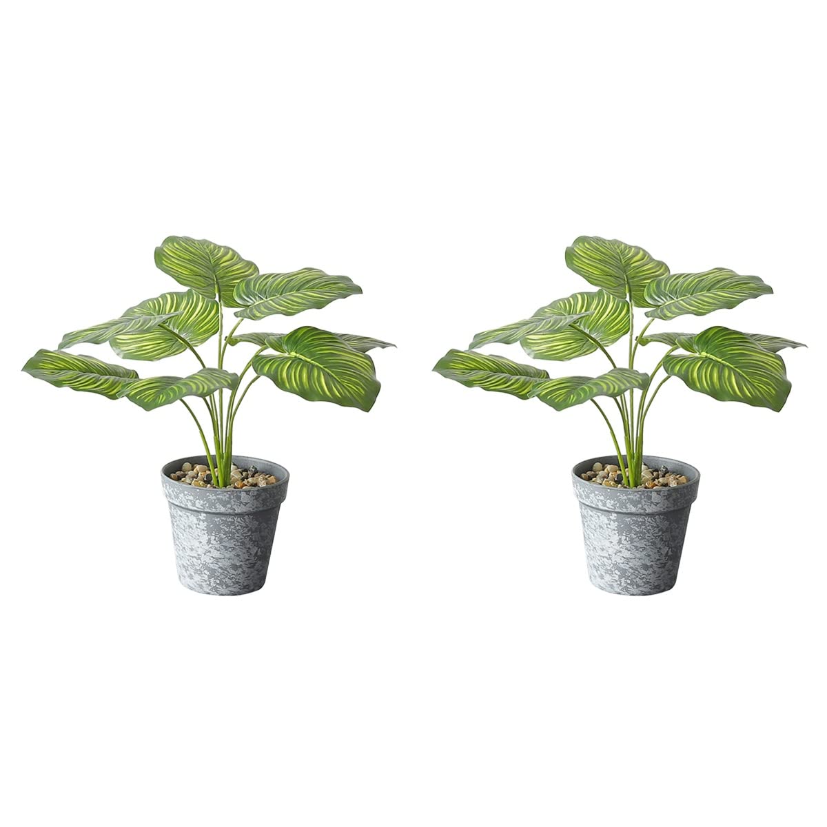 BESPORTBLE 2-Pack Artificial Bonsai Plants - Realistic Watermelon Leaf Design, Faux Greenery for Home Decor, DIY Accessories | Perfect for Living Room, Office, and Wedding Centerpieces