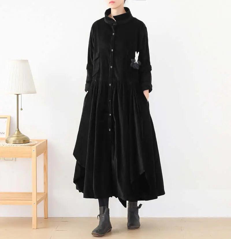 Women's Long Cotton Windbreaker Jacket - Winter Coat for Women, Stylish & Comfortable Outerwear for Hiking, Travel & Everyday Wear